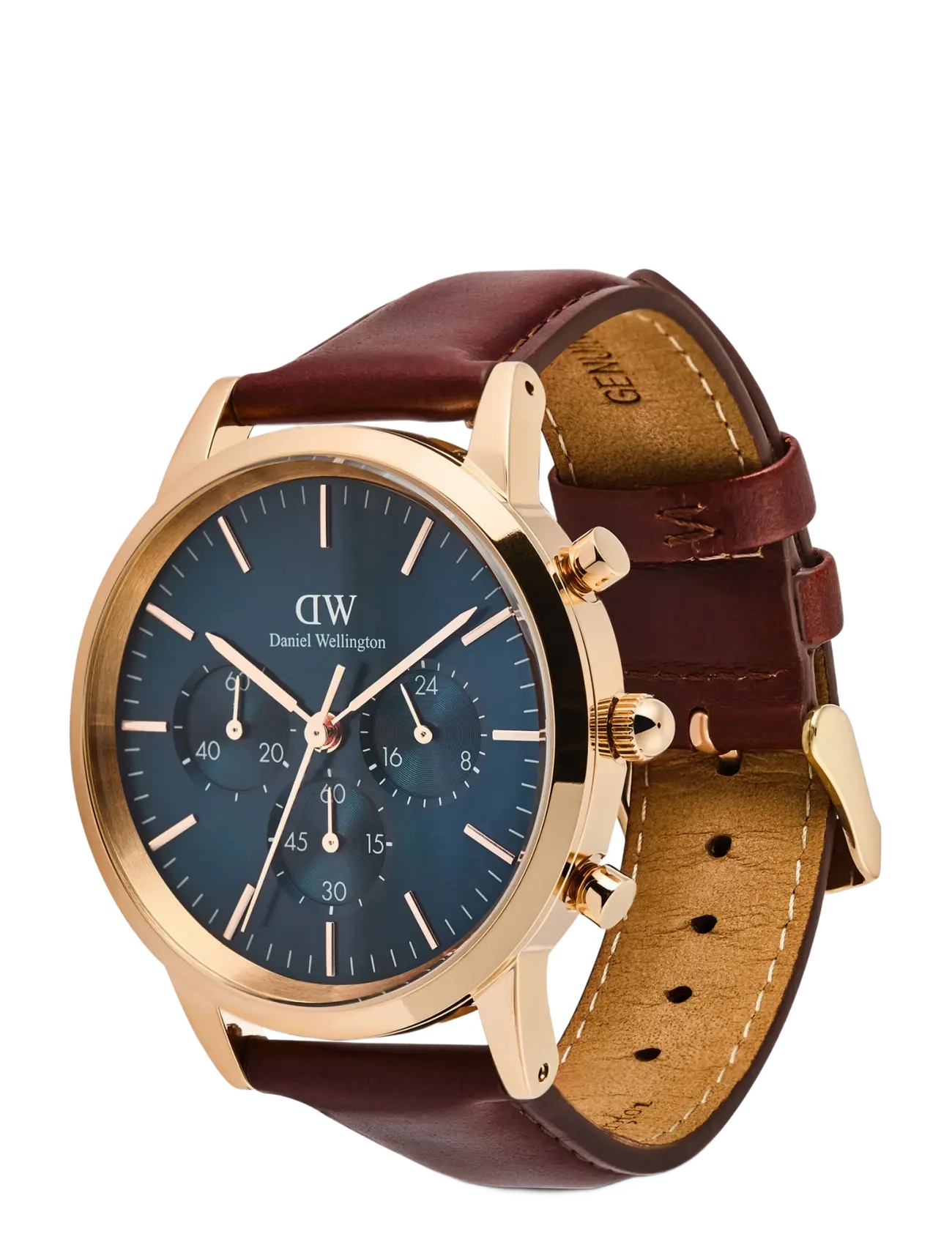 Daniel Wellington - Iconic Chronograph 42 St Mawes RG Arctic - analoge uhren - rose_gold - 3