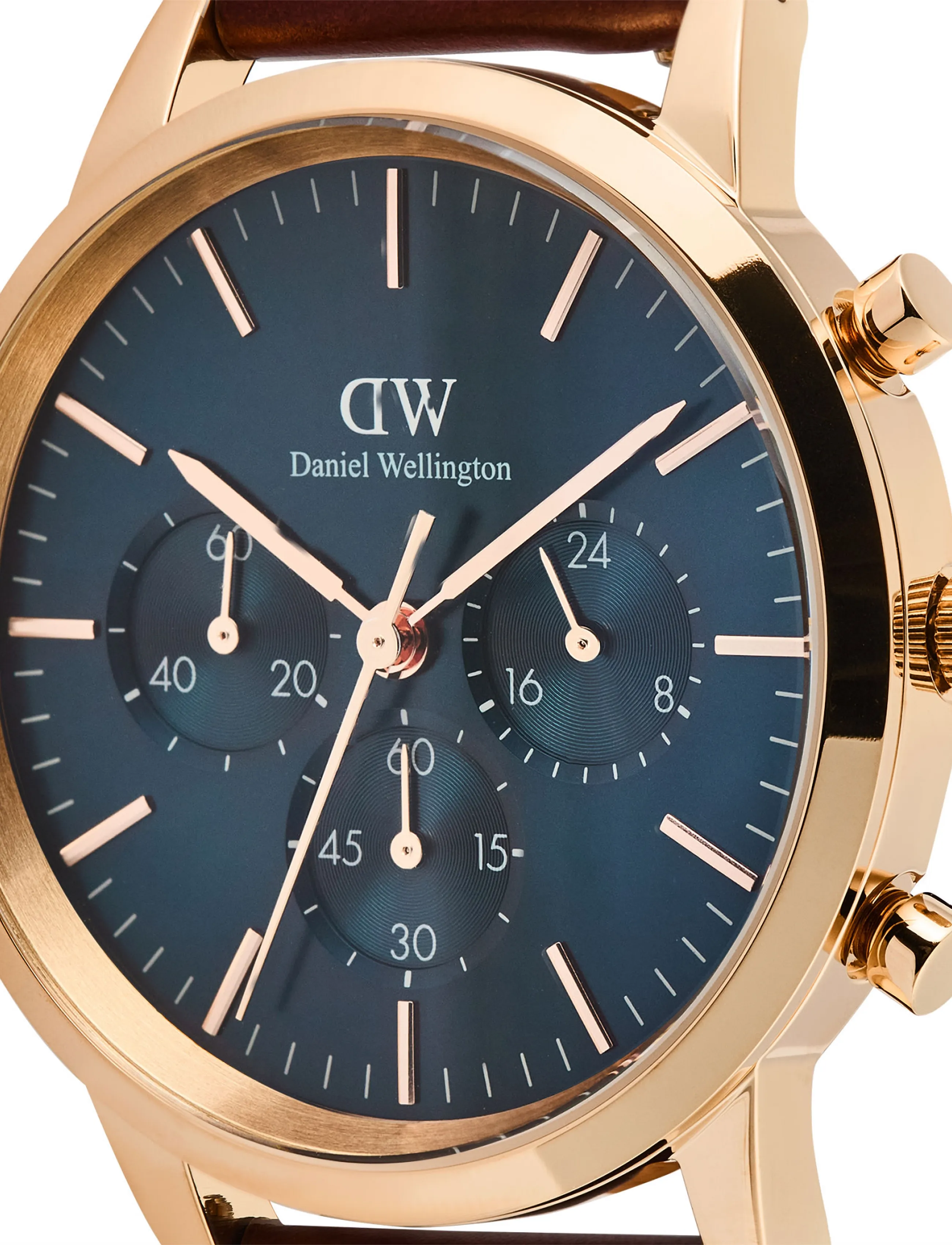 Daniel Wellington - Iconic Chronograph 42 St Mawes RG Arctic - analoge uhren - rose_gold - 4
