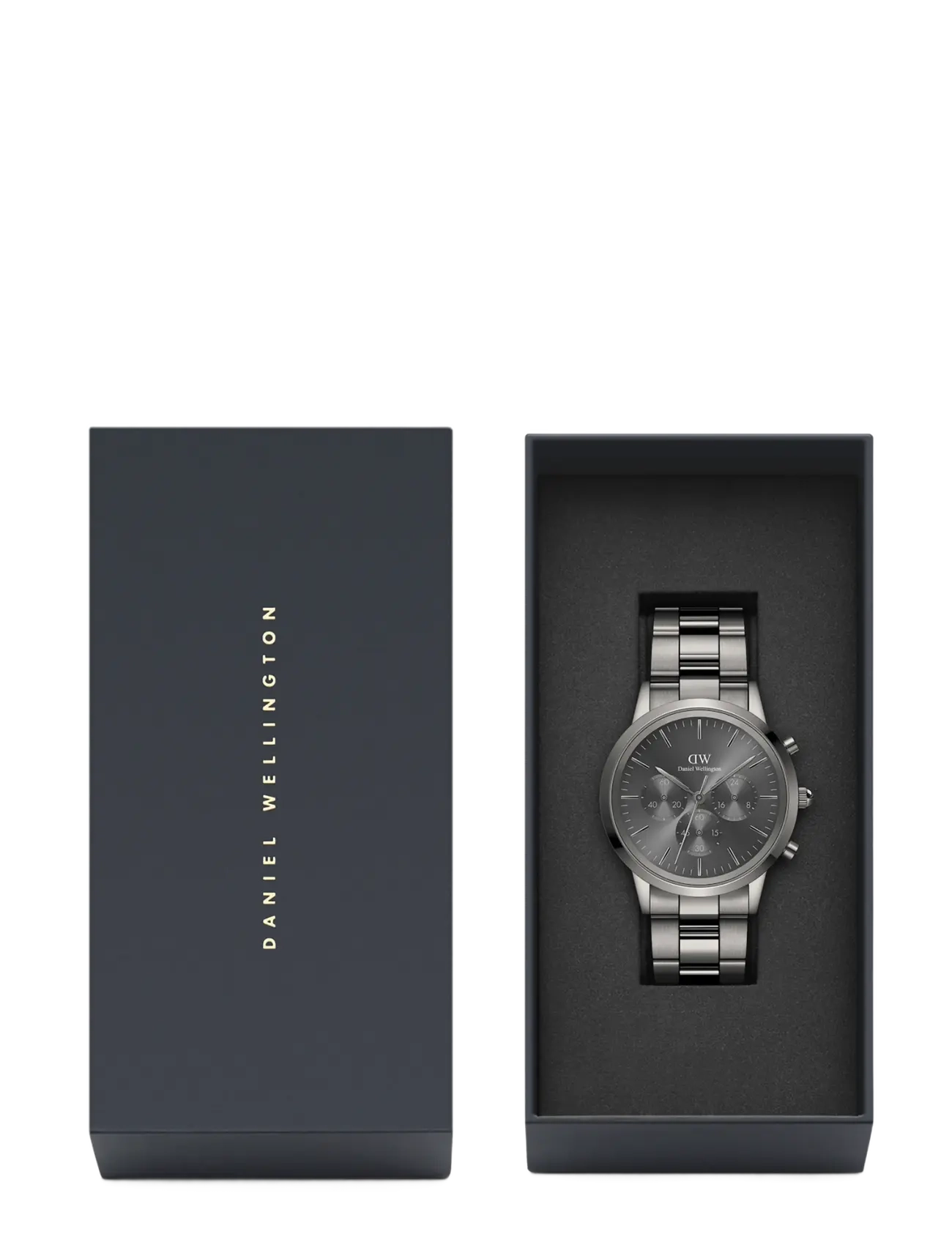 Daniel Wellington - Iconic Chronograph 42 Link Graphite - analoge ure - anthracite_grey - 2