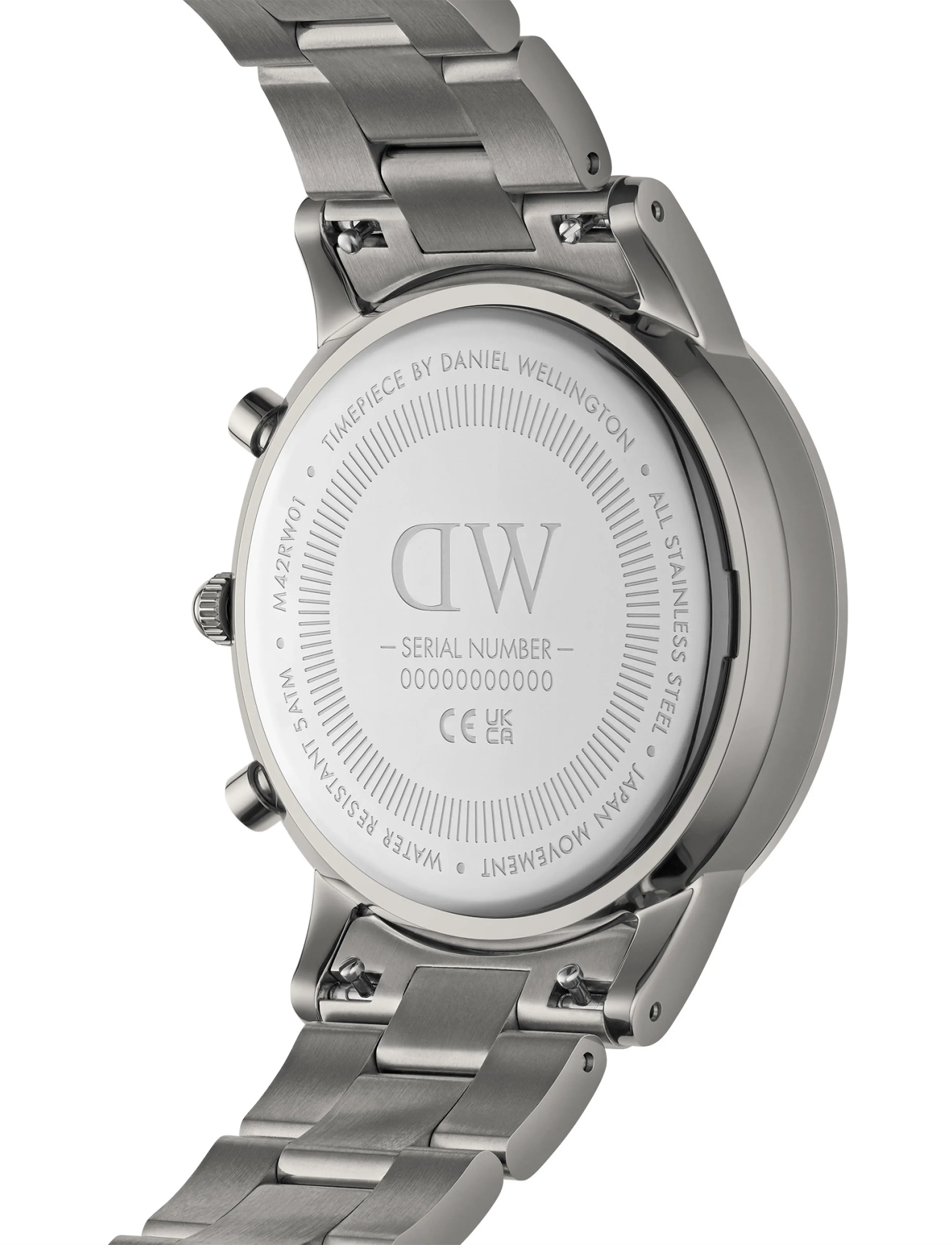Daniel Wellington - Iconic Chronograph 42 Link Graphite - analoge ure - anthracite_grey - 3