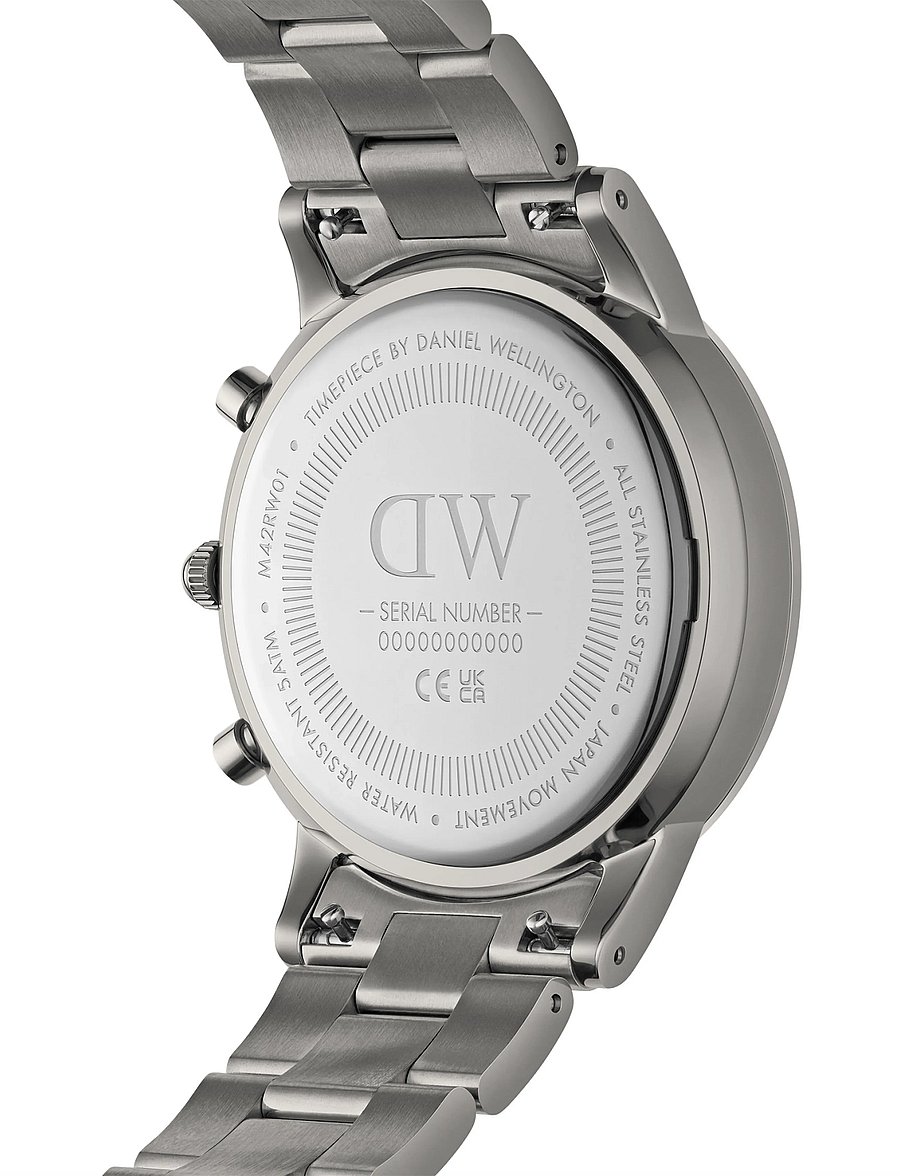 Daniel Wellington - Iconic Chronograph 42 Link Graphite - analoge ure - anthracite_grey - 3