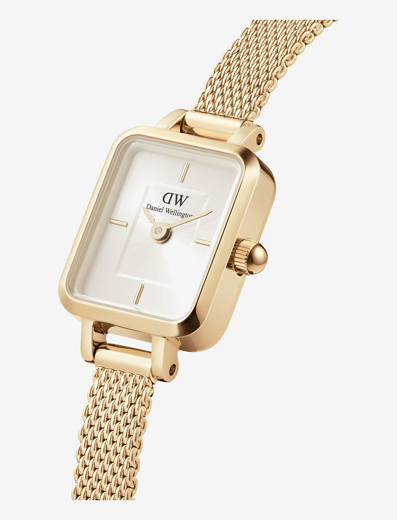 Quadro Mini Evergold G Champagne – analoge uhr