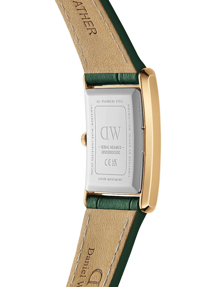Daniel Wellington - Bound 22x32 Green croc leather G Champagne Sunray - analoge ure - gold - 4