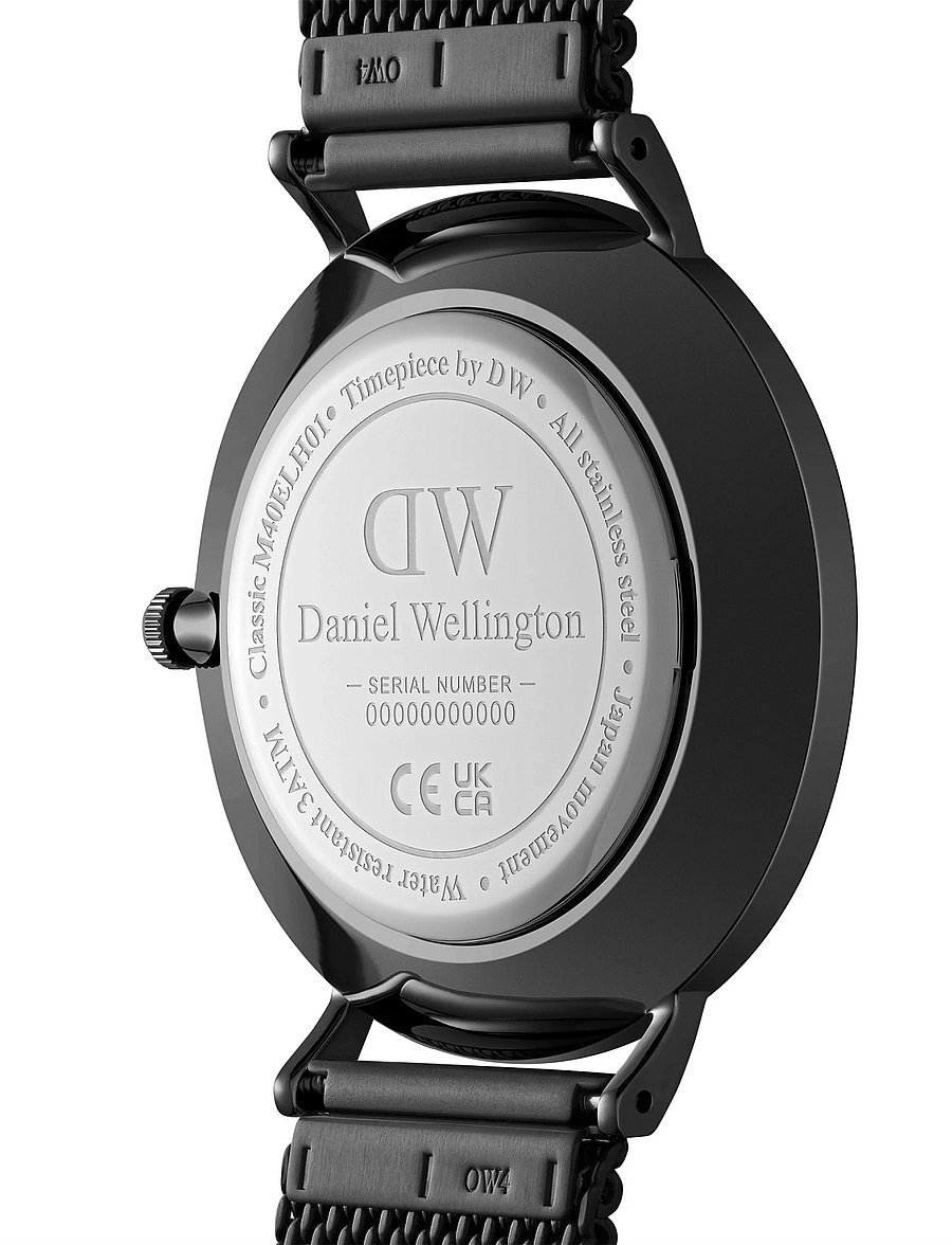Daniel Wellington - Classic Multi-Eye 40 Ashfield B Onyx - analoga klockor - black - 4