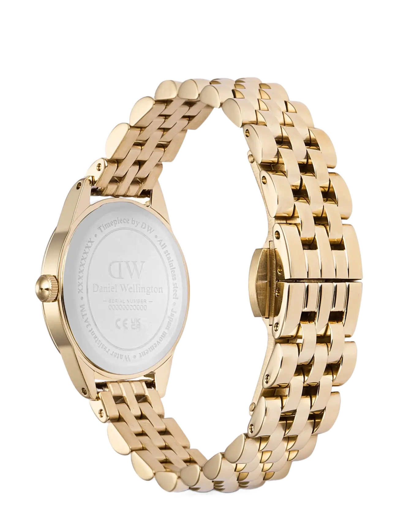 Daniel Wellington - Ophelia Mini 22x25.5 Beans Link White G - analoge ure - gold - 2