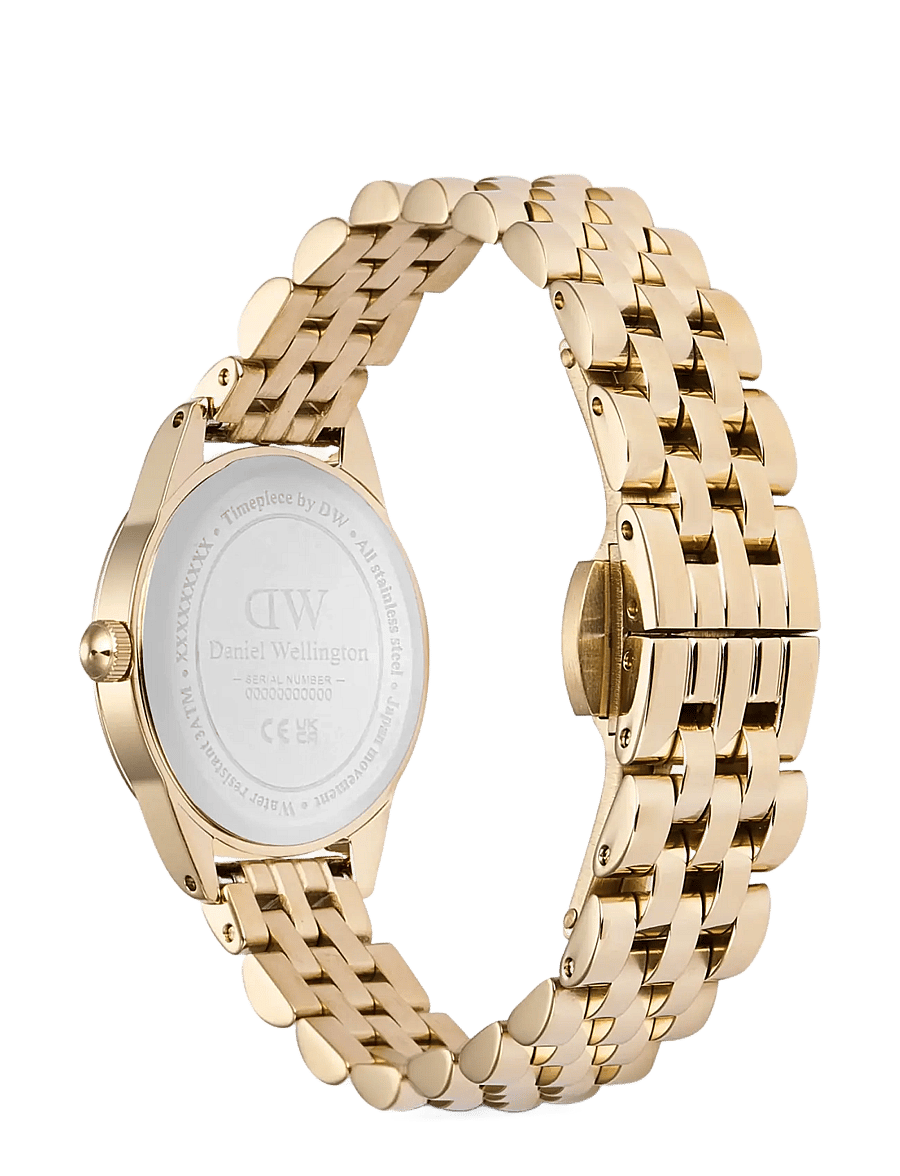 Daniel Wellington - Ophelia Mini 22x25.5 Beans Link White G - analoge ure - gold - 2
