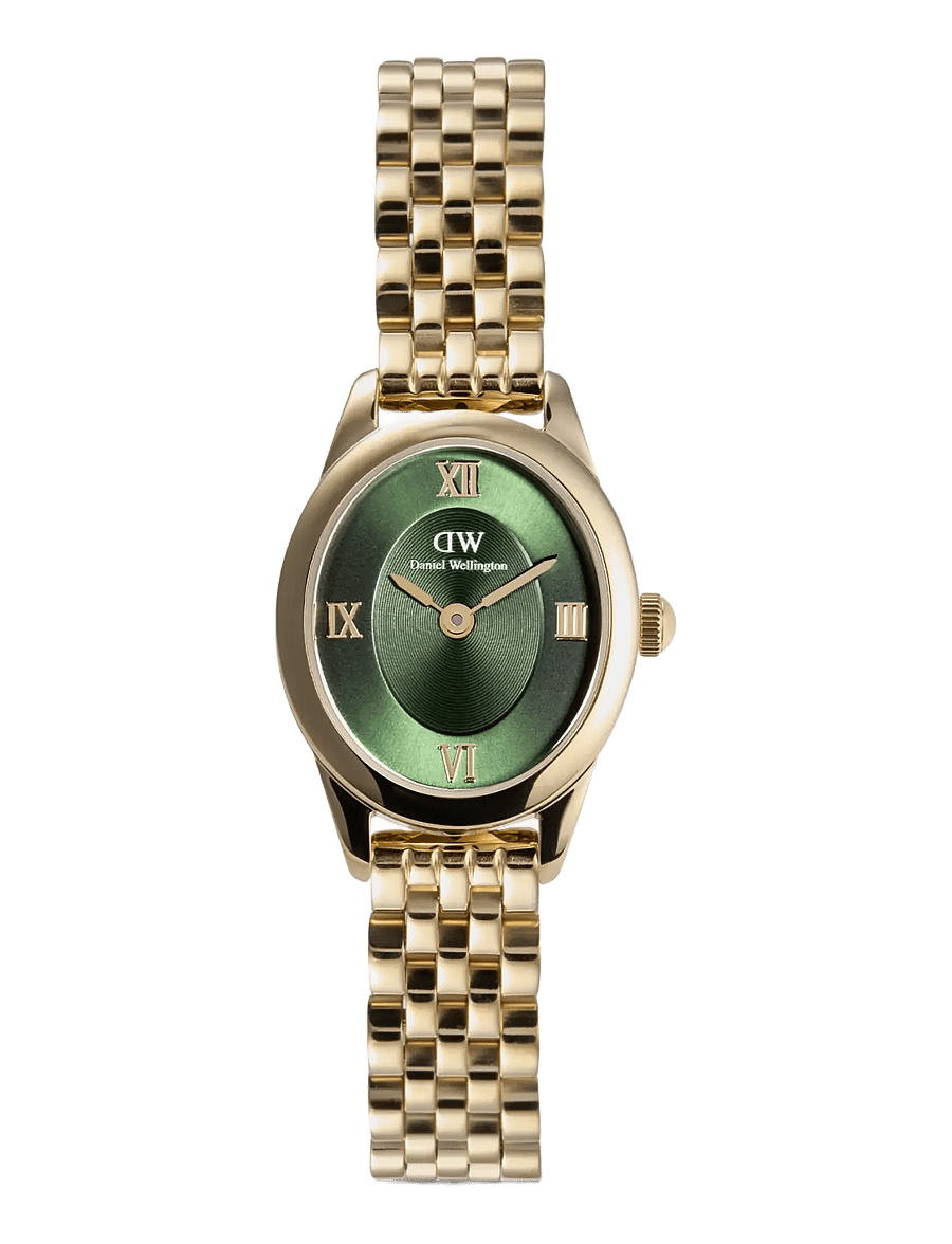 Daniel Wellington - Ophelia Mini 22x25.5 Beans Link Emerald G - analoge ure - gold - 1