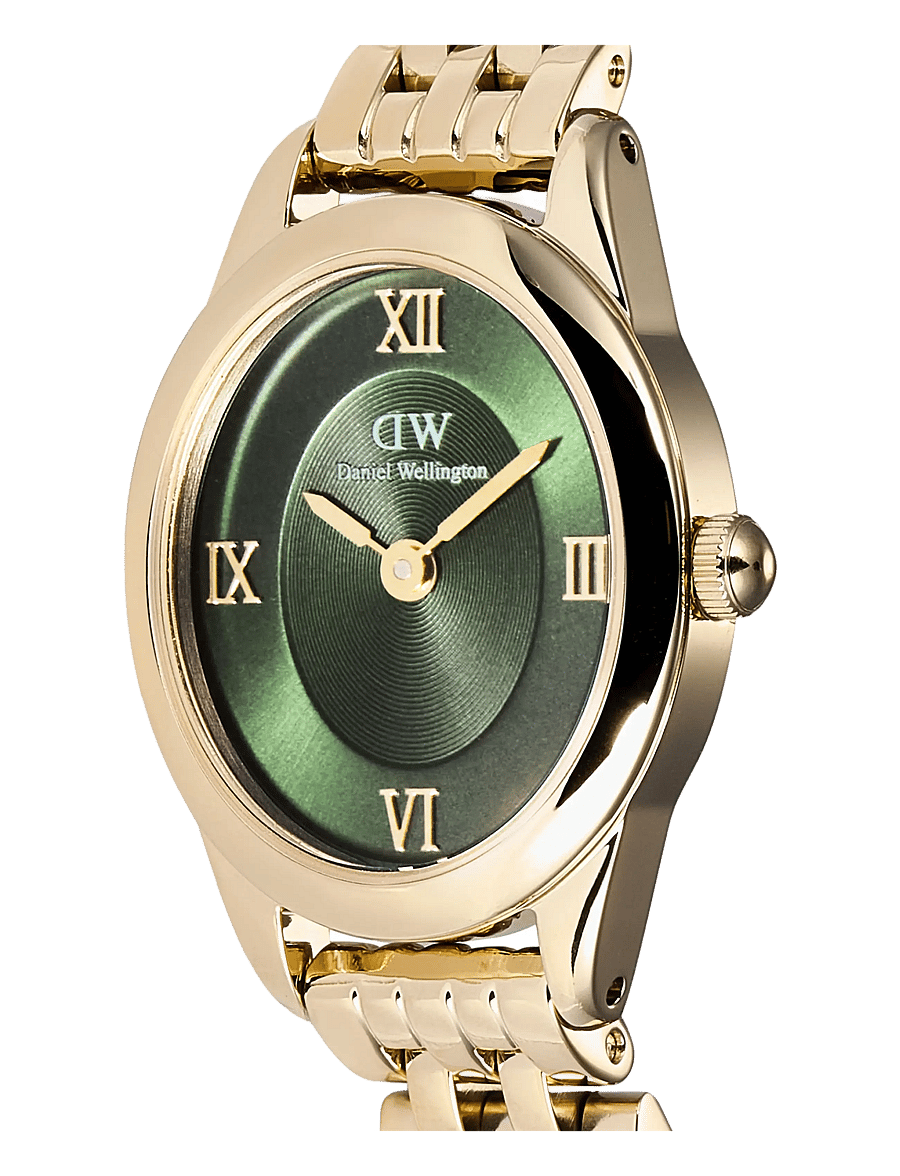 Daniel Wellington - Ophelia Mini 22x25.5 Beans Link Emerald G - analoge ure - gold - 2