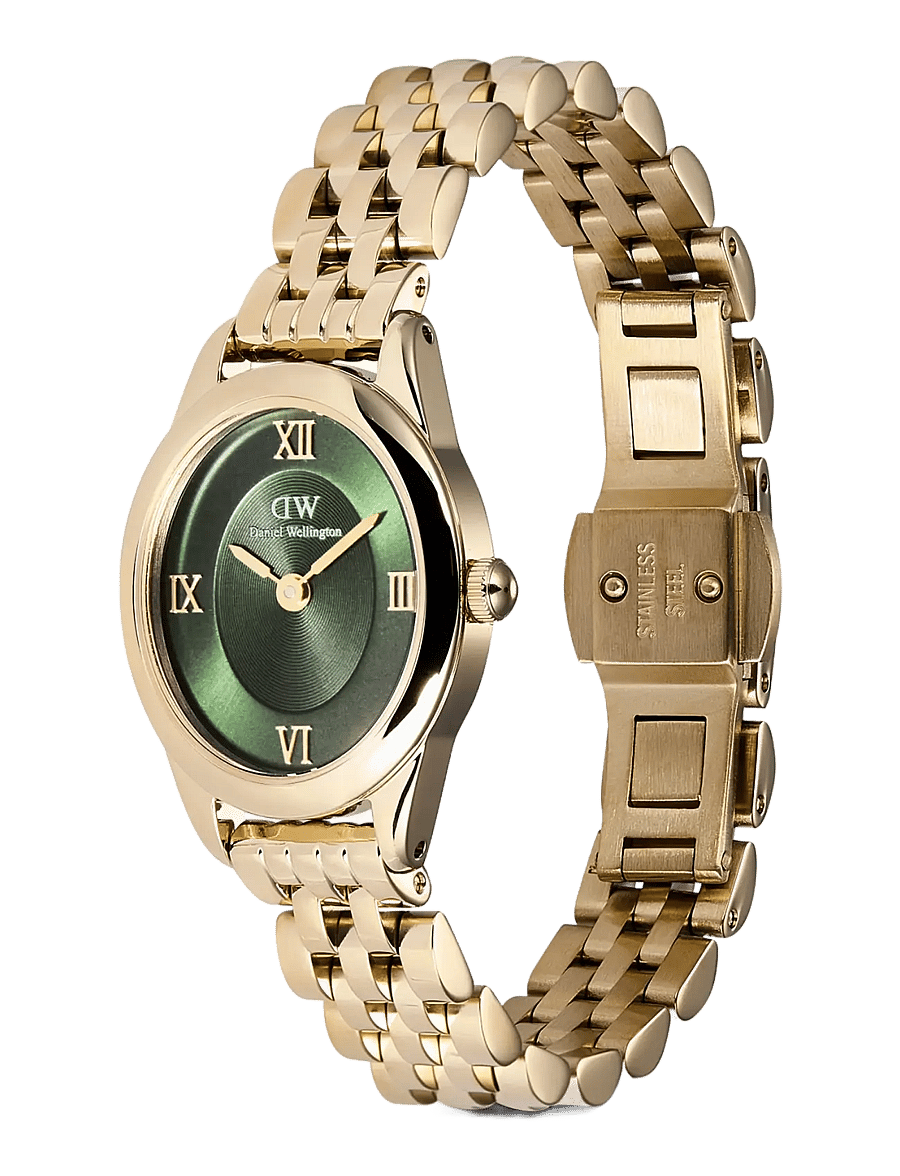 Daniel Wellington - Ophelia Mini 22x25.5 Beans Link Emerald G - analoge ure - gold - 4