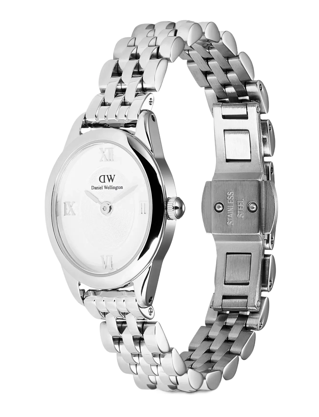 Daniel Wellington - Ophelia Mini 22x25.5 Beans Link White S - analoge ure - silver - 3