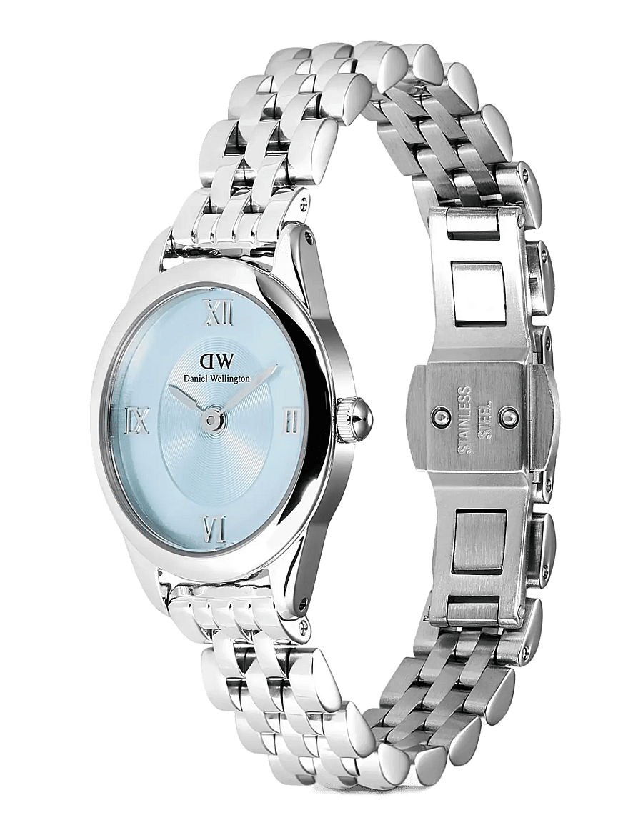 Daniel Wellington - Ophelia Mini 22x25.5 Beans Link Ice Blue S - analoge ure - silver - 2