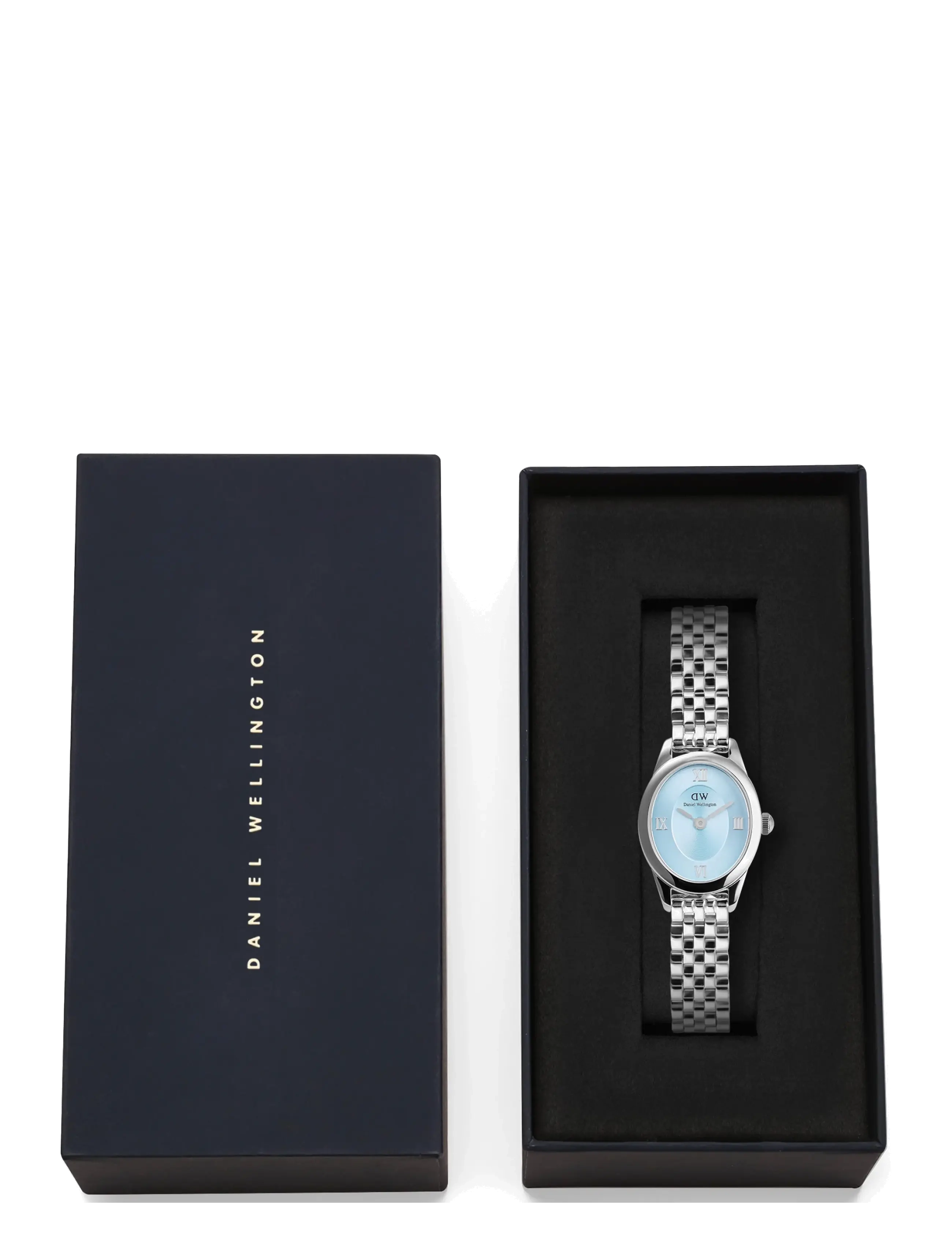 Daniel Wellington - Ophelia Mini 22x25.5 Beans Link Ice Blue S - analoge ure - silver - 3