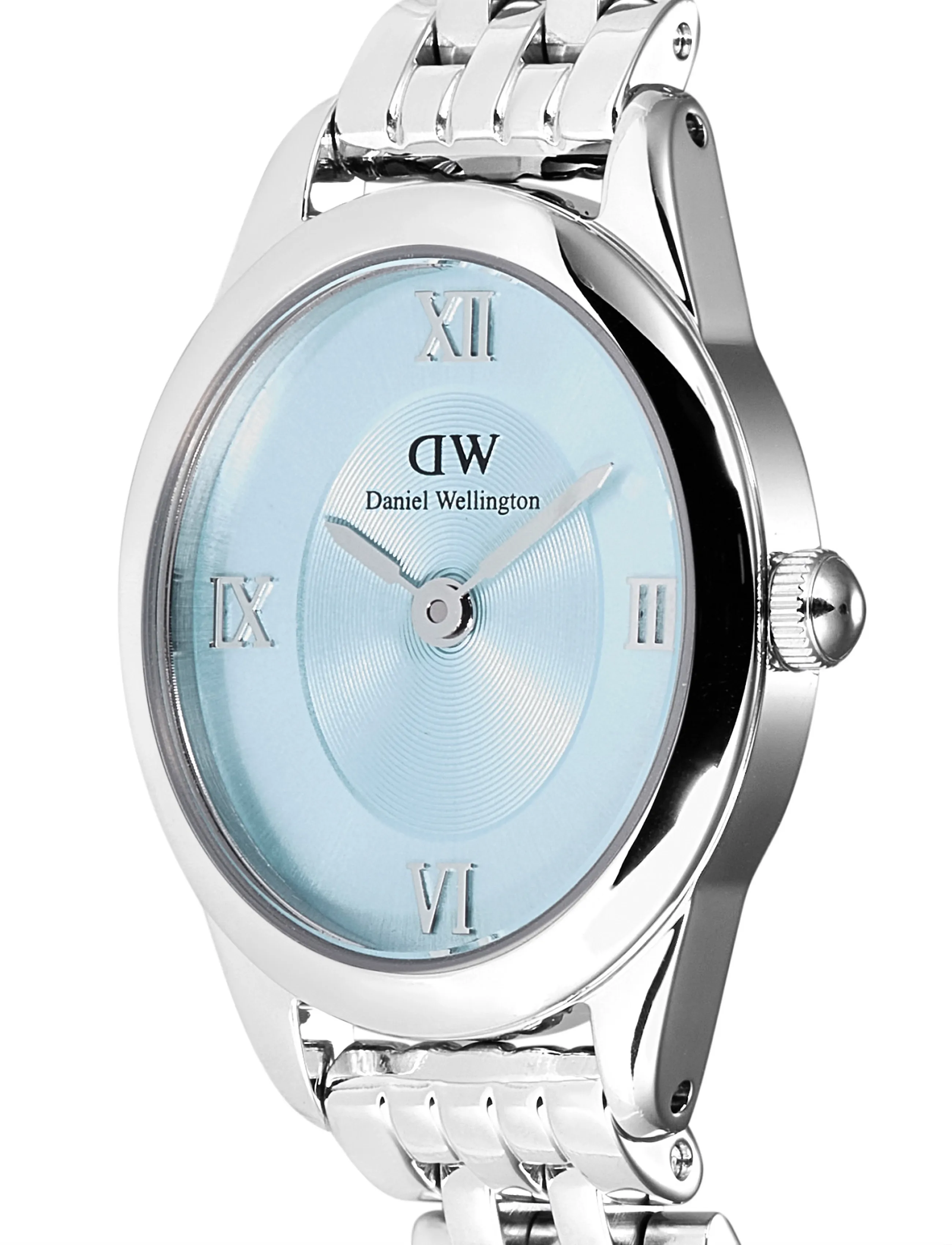 Daniel Wellington - Ophelia Mini 22x25.5 Beans Link Ice Blue S - analoge ure - silver - 4