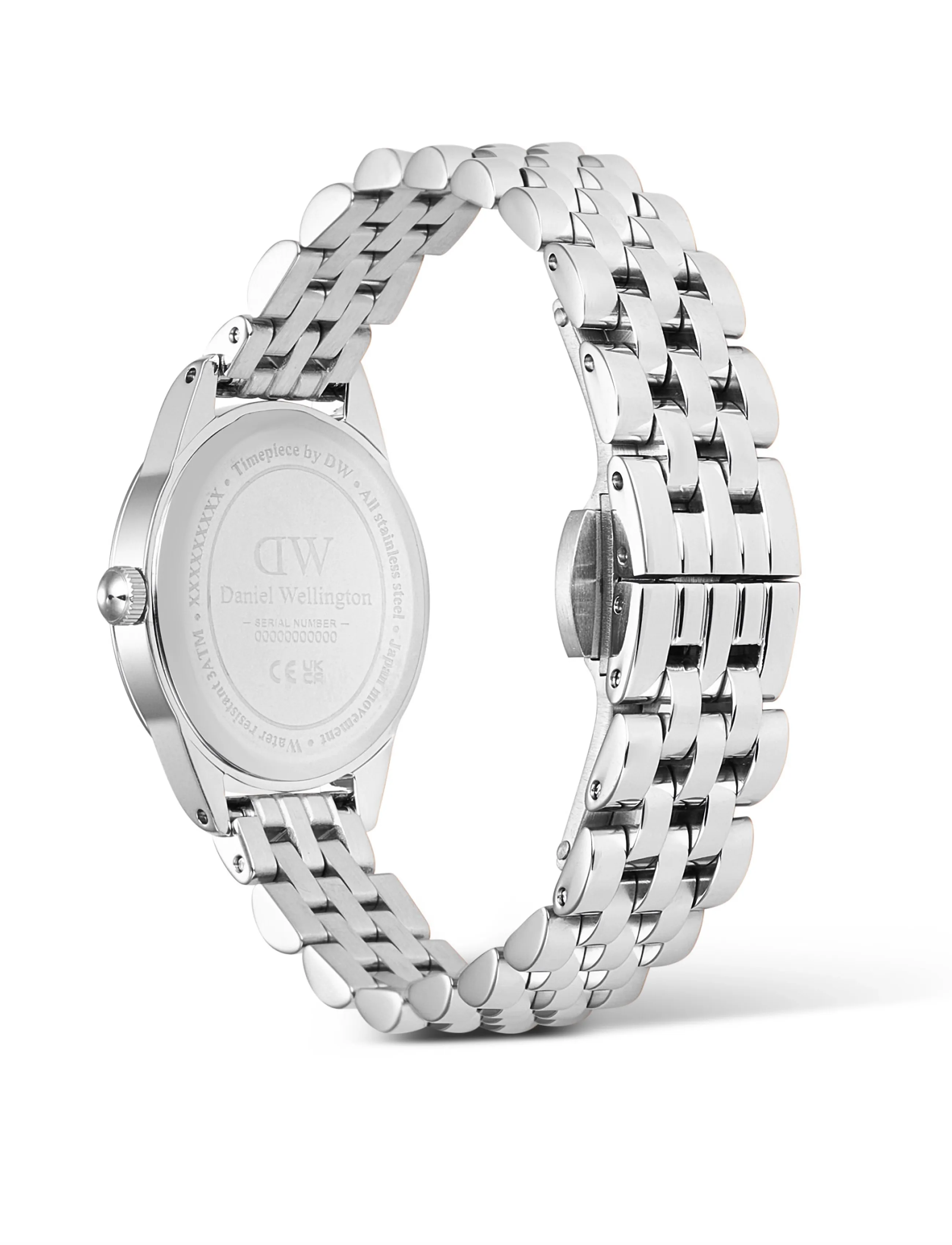 Daniel Wellington - Ophelia Mini 22x25.5 Beans Link Ice Blue S - analoge ure - silver - 5