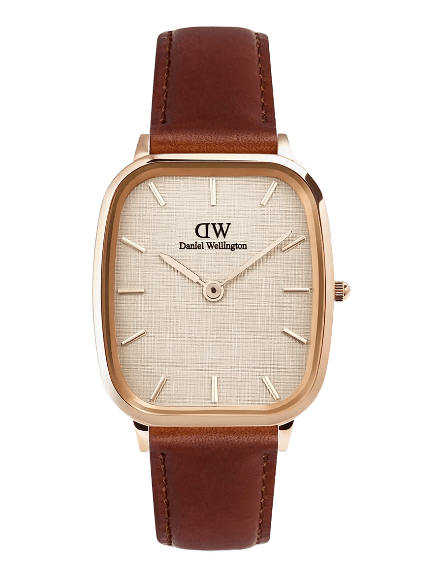 Daniel Wellington - Marlon 32x36.30 St Mawes Linen RG - analoge uhren - rose_gold - 1