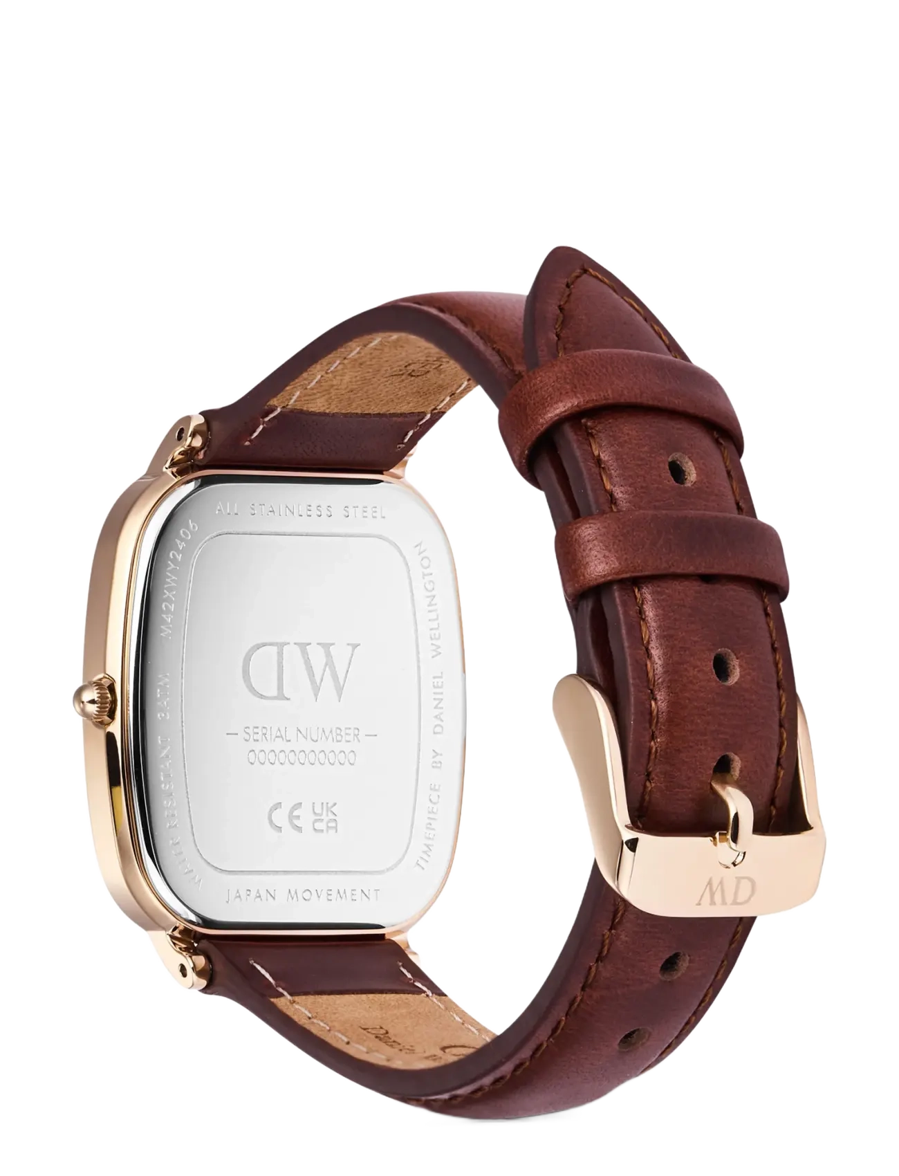 Daniel Wellington - Marlon 32x36.30 St Mawes Linen RG - analoge uhren - rose_gold - 2