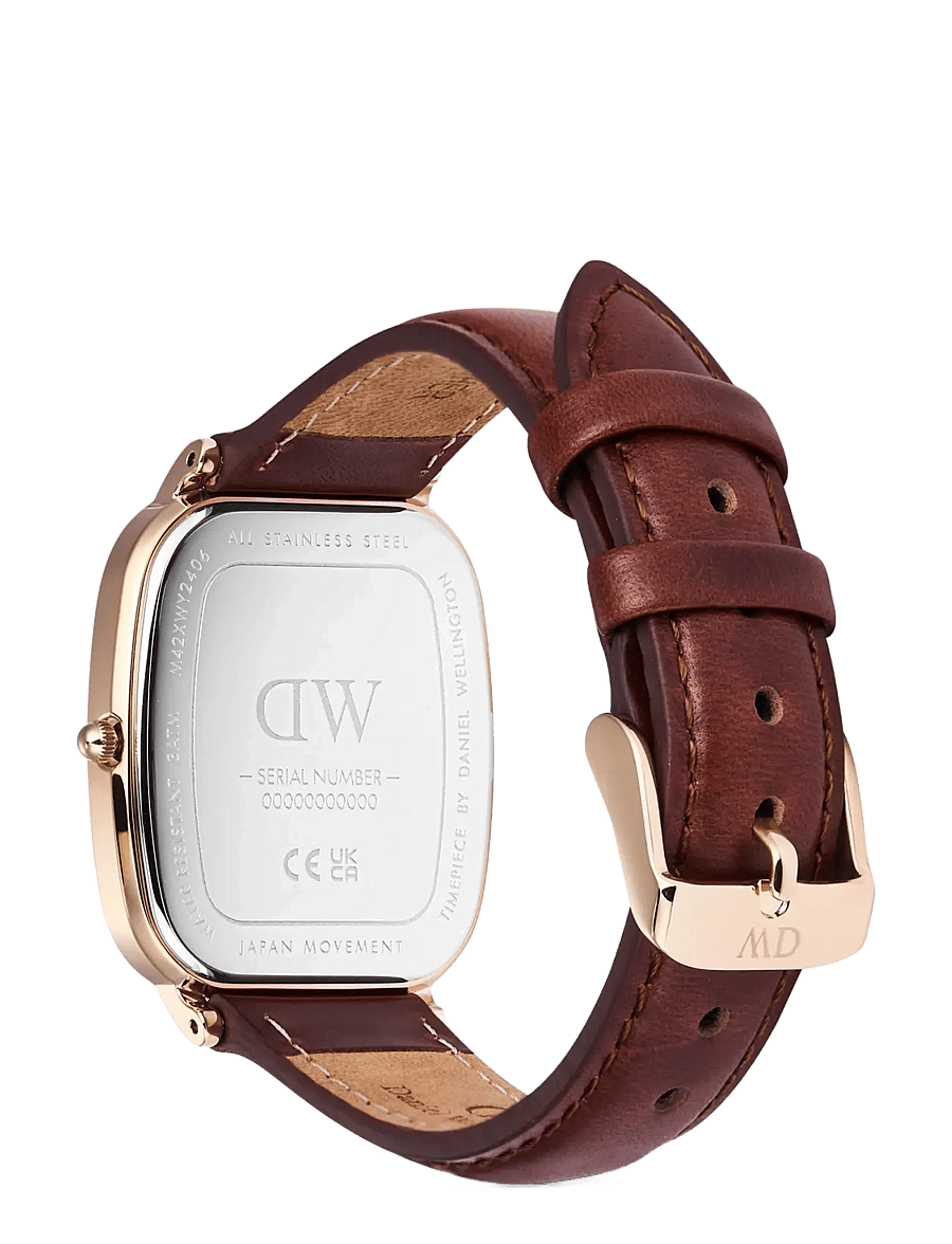 Daniel Wellington - Marlon 32x36.30 St Mawes Linen RG - analoge uhren - rose_gold - 2