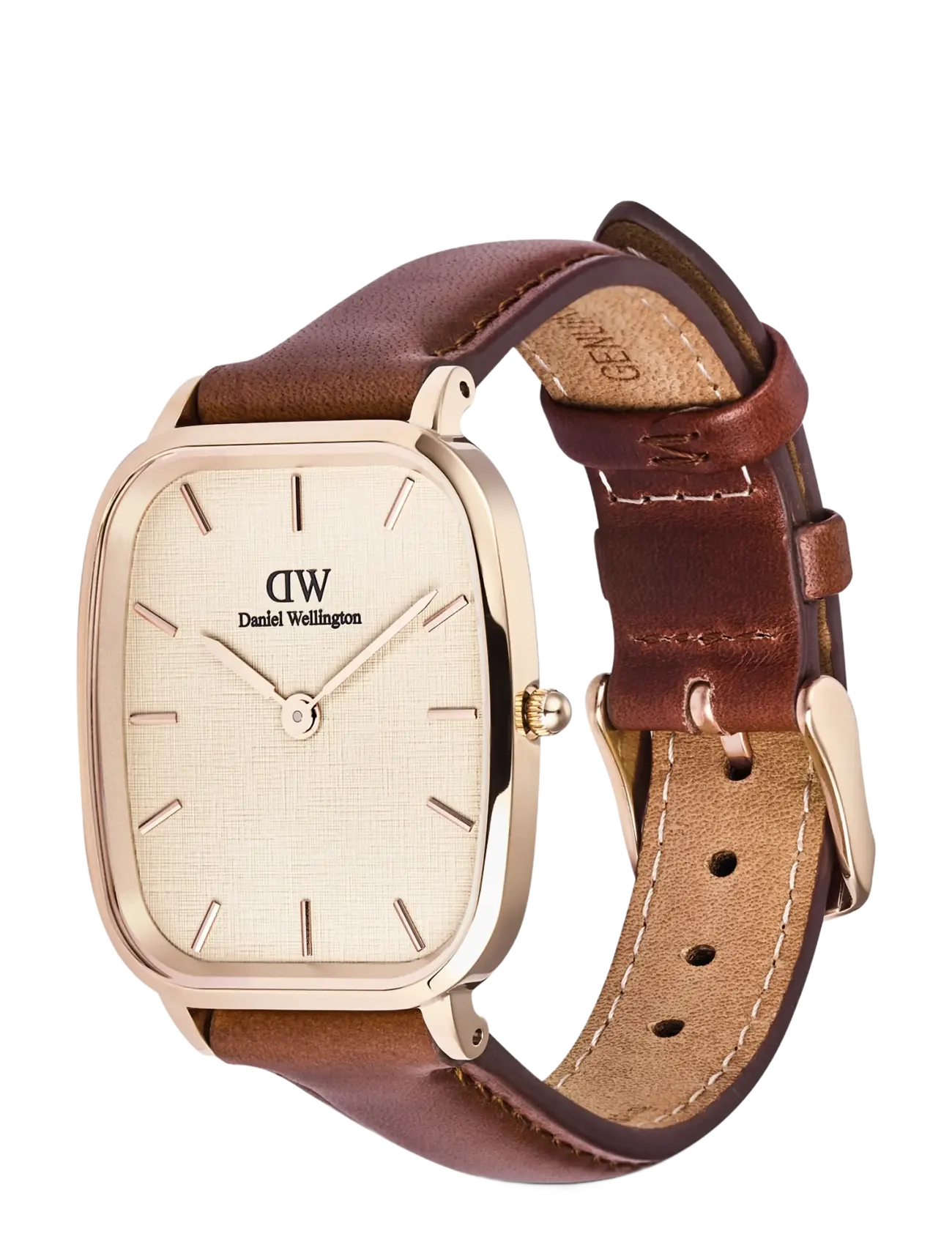 Daniel Wellington - Marlon 32x36.30 St Mawes Linen RG - analoge uhren - rose_gold - 3