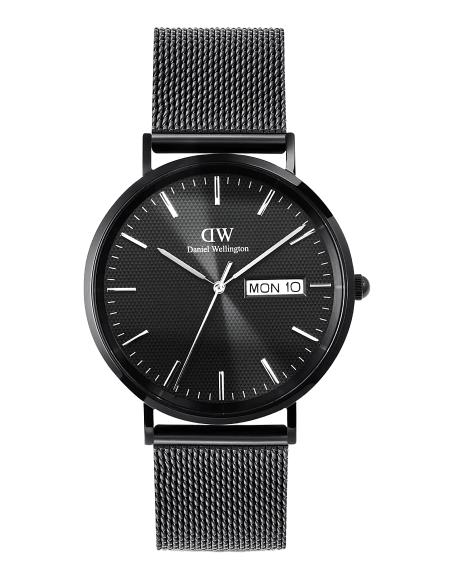 Daniel Wellington - Classic 40 Day Display Onyx Black B - analoge uhren - black - 1