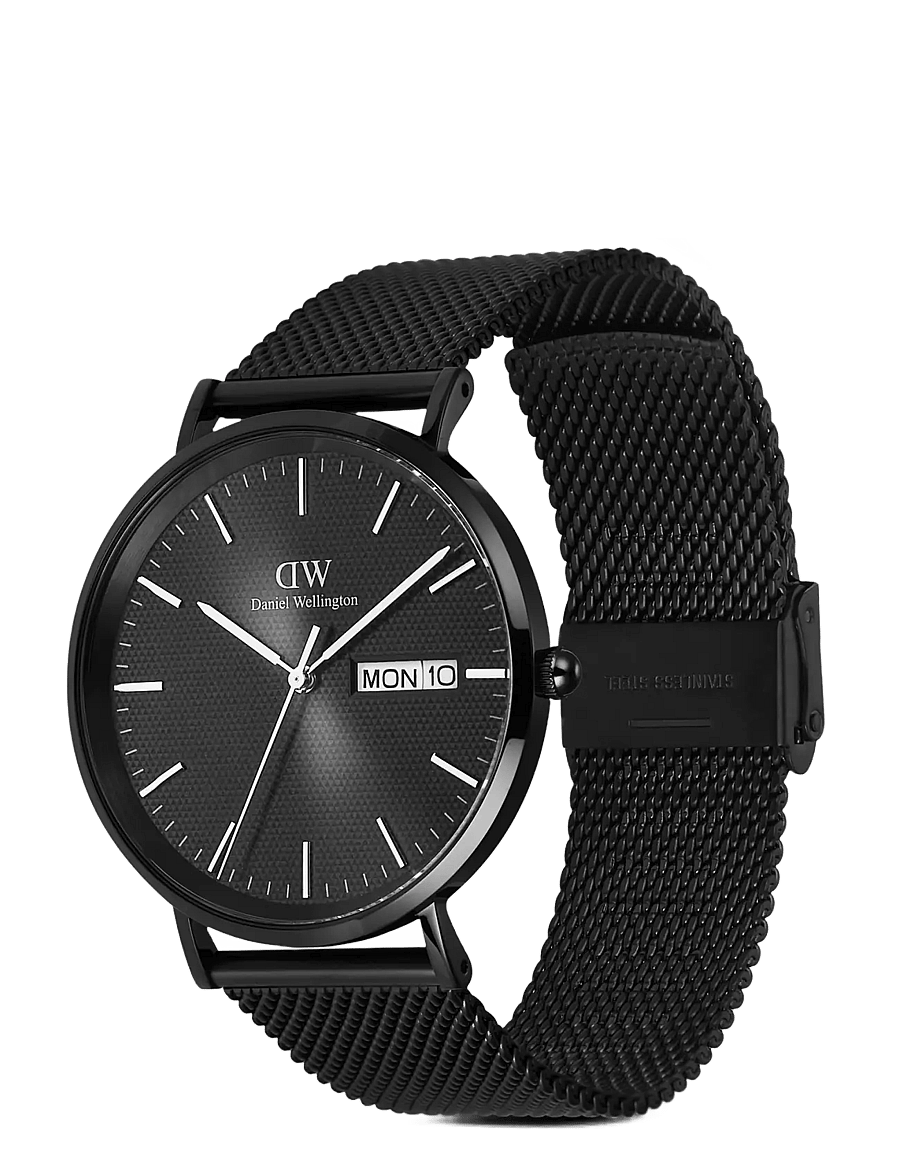 Daniel Wellington - Classic 40 Day Display Onyx Black B - analoge uhren - black - 4