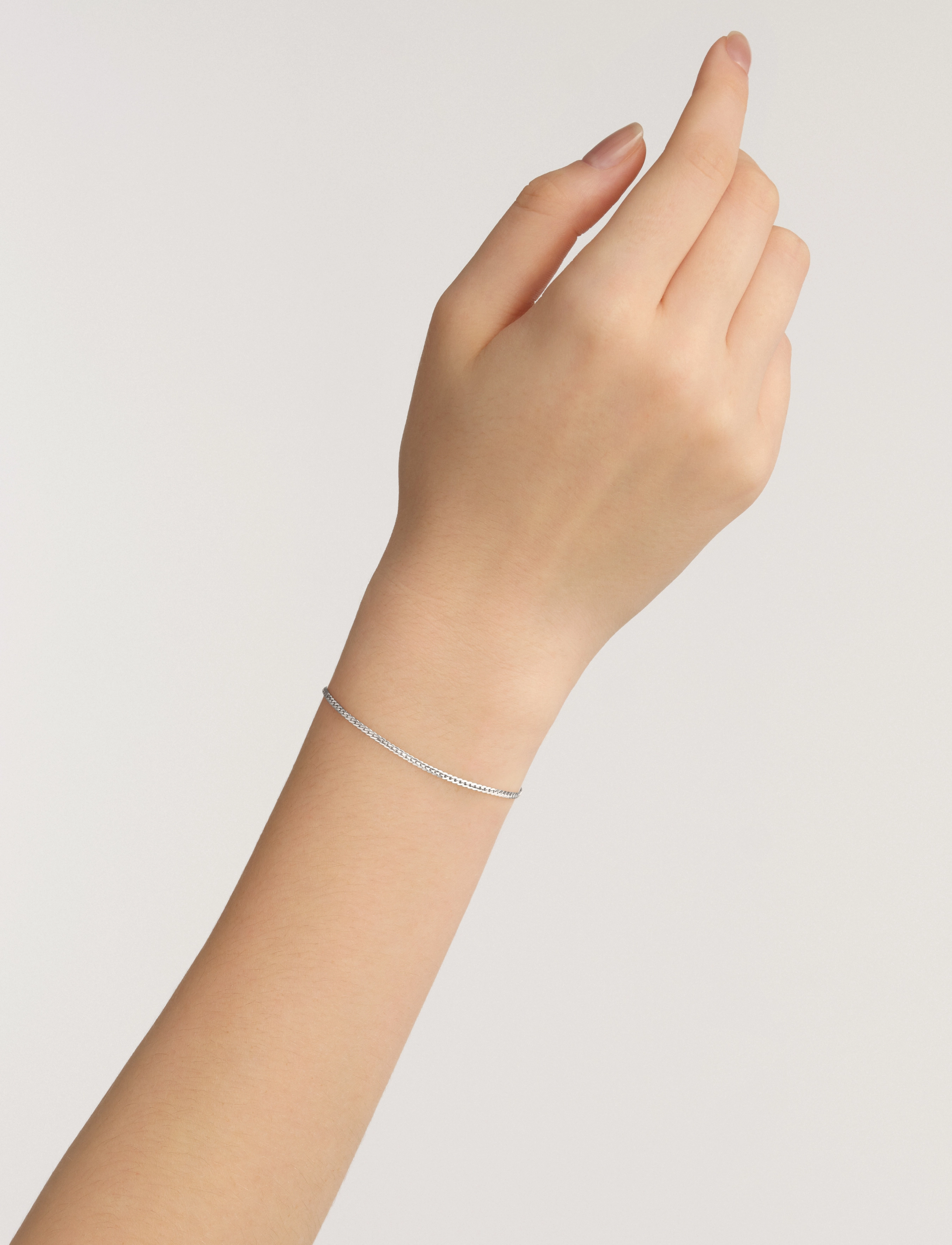 Daniel Wellington Elan Flat Chain Bracelet S, One Size 18, Jewellery, Silber - Bracelets, Frauen