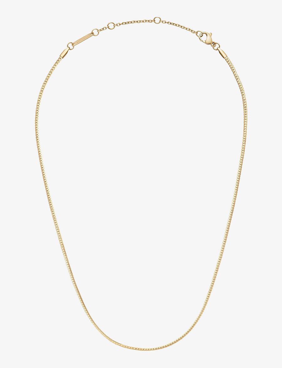 Daniel Wellington - Elan Flat Chain Necklace Short G - halsketten - gold - 1