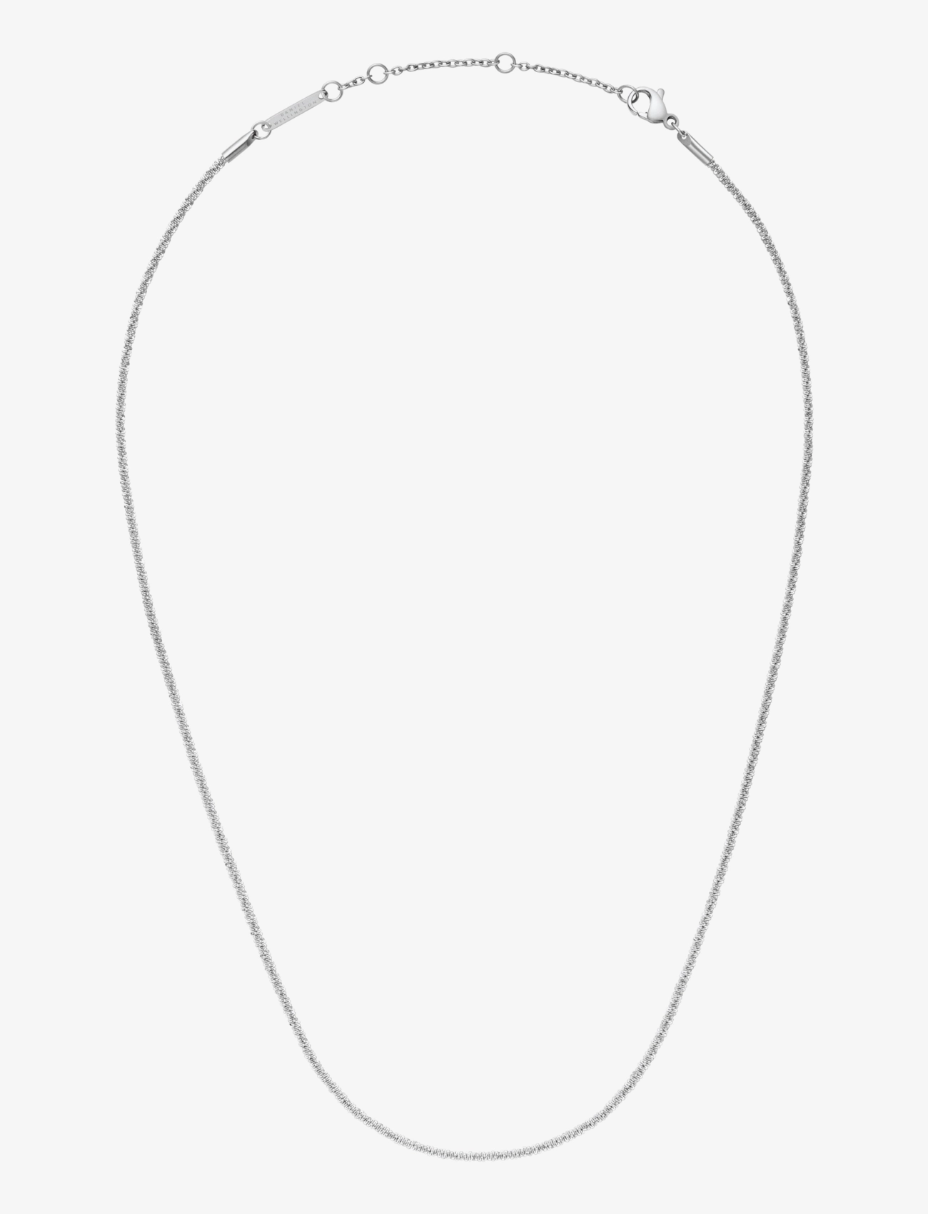 Daniel Wellington Elan Twisted Chain Necklace Long S, L 49 cm, Necklaces, Silber - Frauen