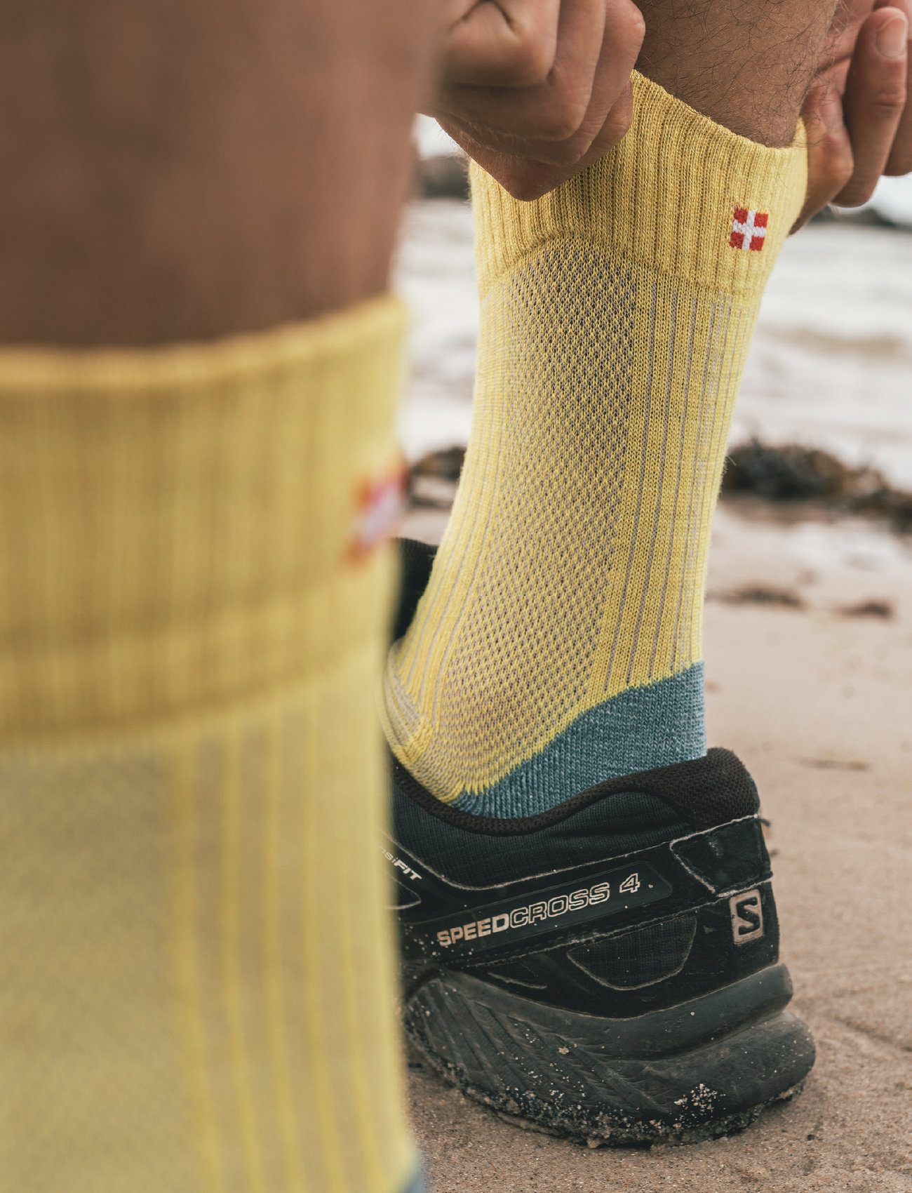 Danish Endurance Light Hiking Crew Socks 1-Pack - - 35-38 1
