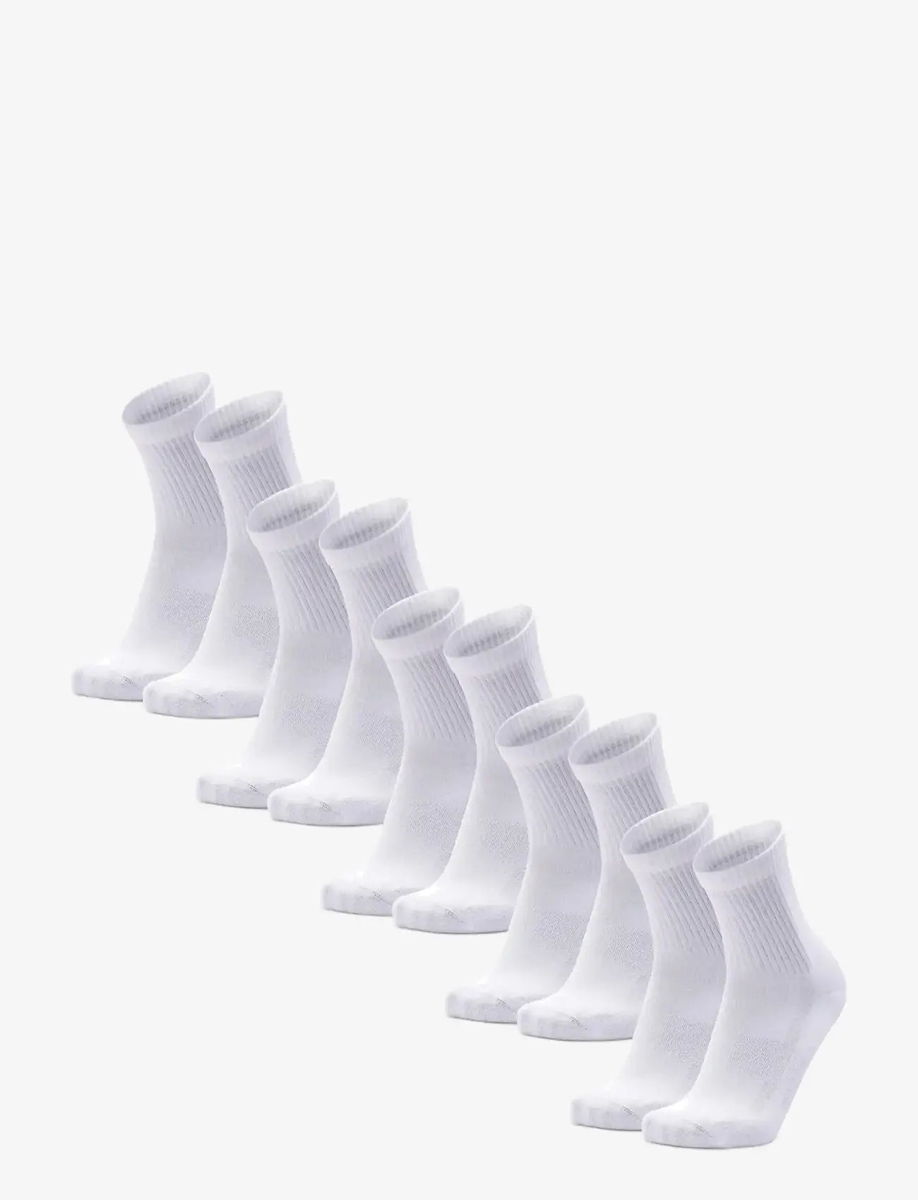 Danish Endurance - Classic Sports Quarter Socks 5-pack - strümpfe - white - 1
