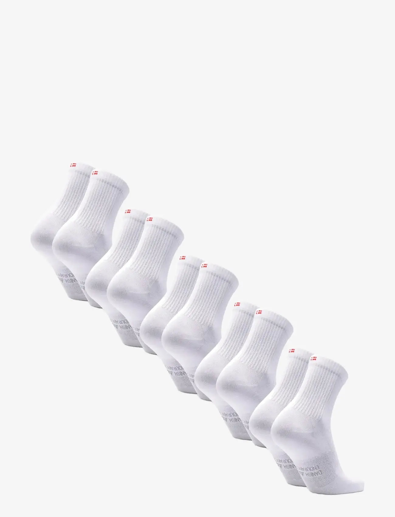 Danish Endurance - Classic Sports Quarter Socks 5-pack - strümpfe - white - 2