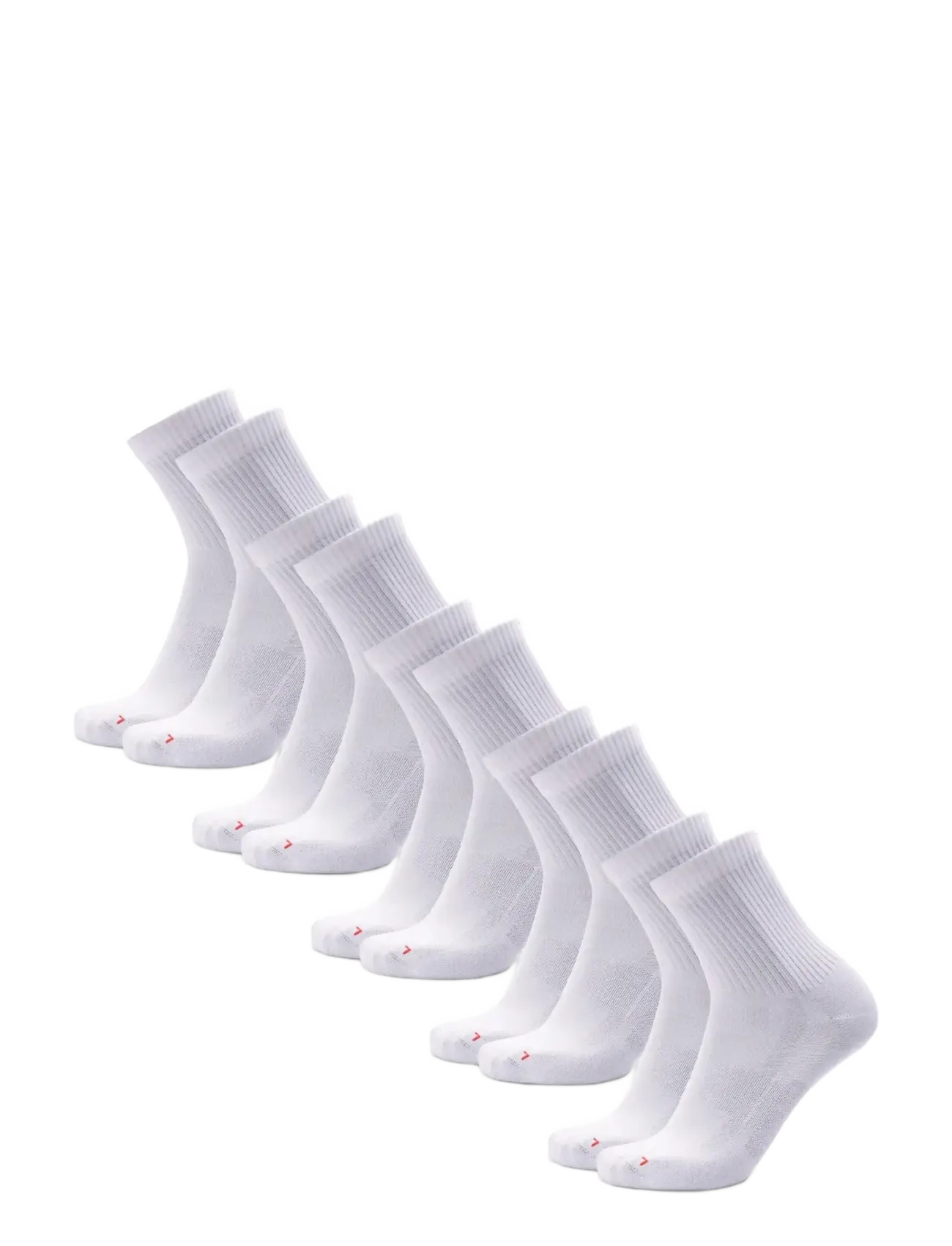 Danish Endurance - Classic Sports Quarter Socks 5-pack - spordisokid - white - 3