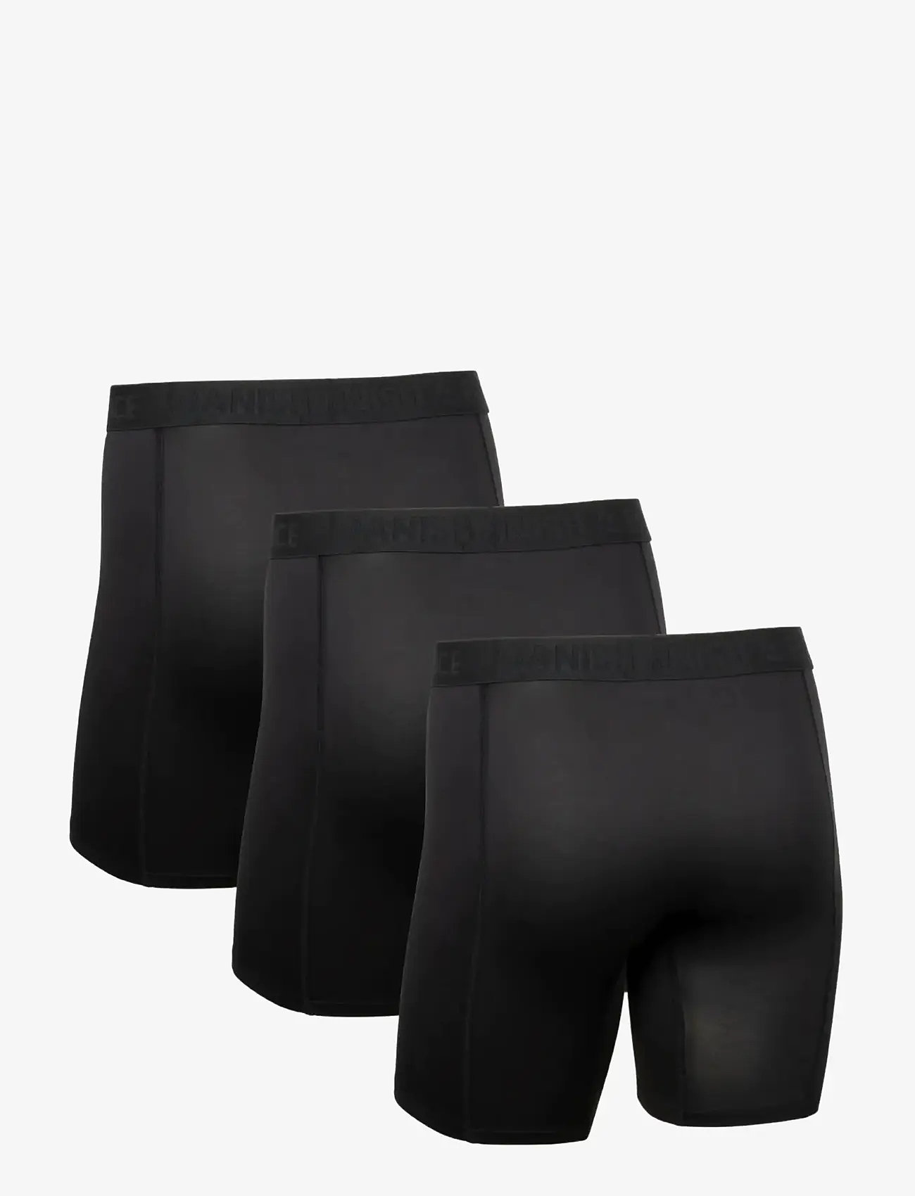 Danish Endurance - Sports Extra Long Trunks (Men) 3-pack - boxerkalsonger - black - 2