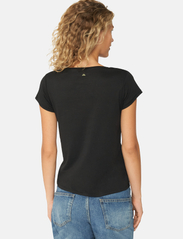 Danish Endurance - Women's Modal V-Neck T-Shirt 1-pack - t-shirts - jet black - 3