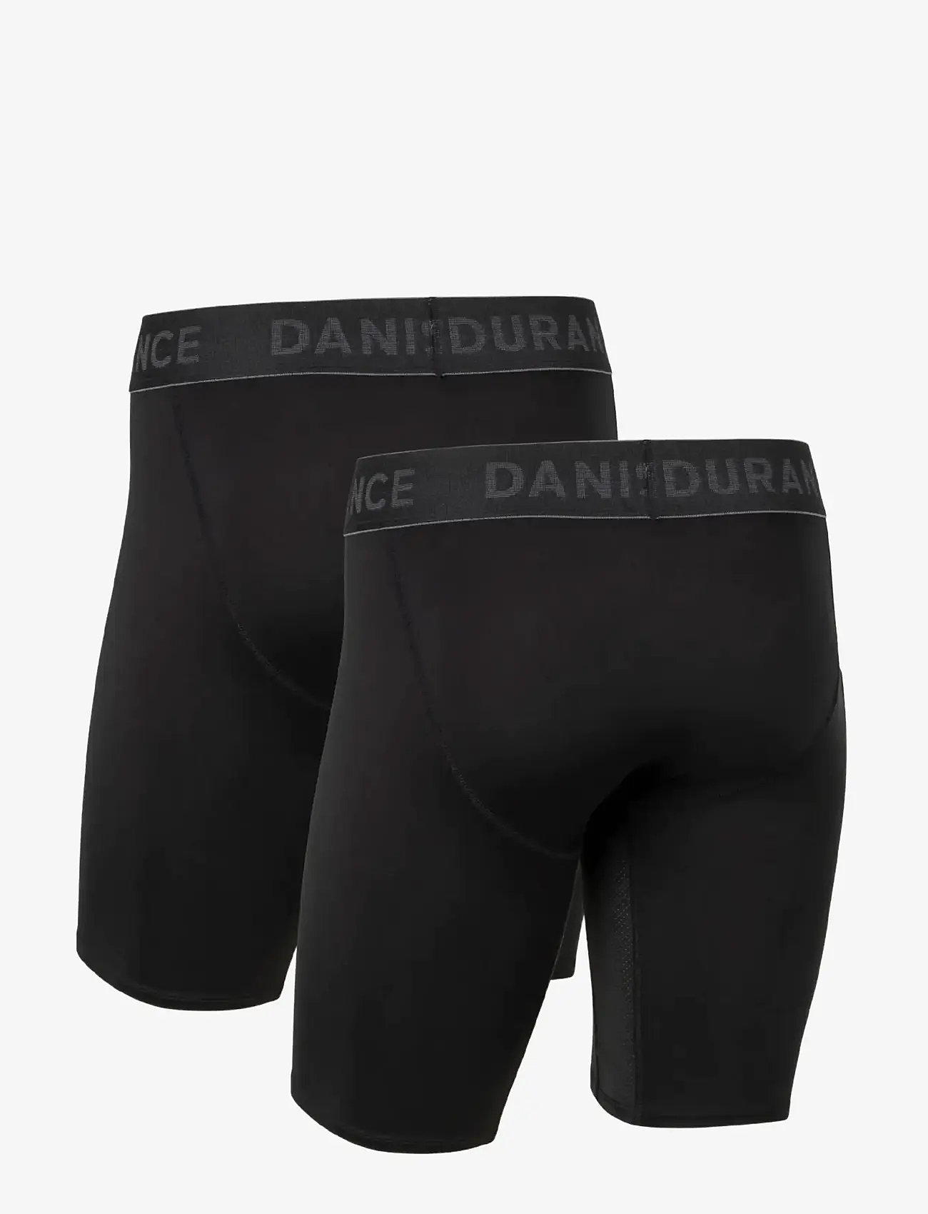 Danish Endurance - Power Compression Shorts (Men) 2-pack - løbeshorts - multicolor (1x black, 1x black/grey) - 2