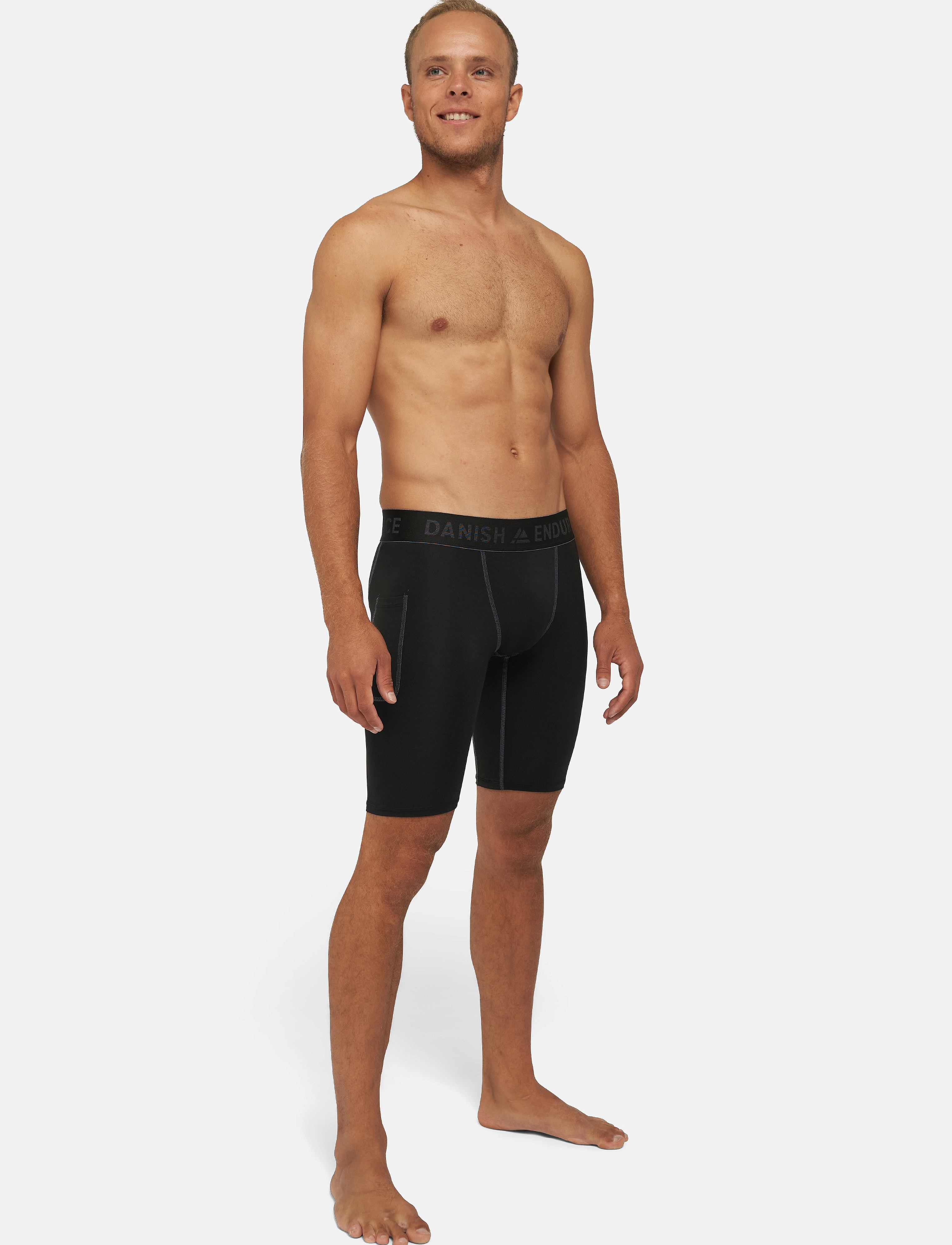 Danish Endurance Power Compression Shorts (Men) 2-Pack, XL, Sport, Schwarz - Running-training Tights, Männerswear