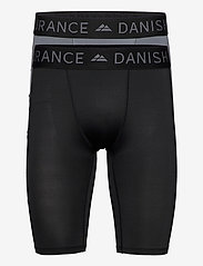 Danish Endurance - Men's Compression Shorts 2-pack - tamprės bėgimui - multicolor (1x black, 1x grey) - 1