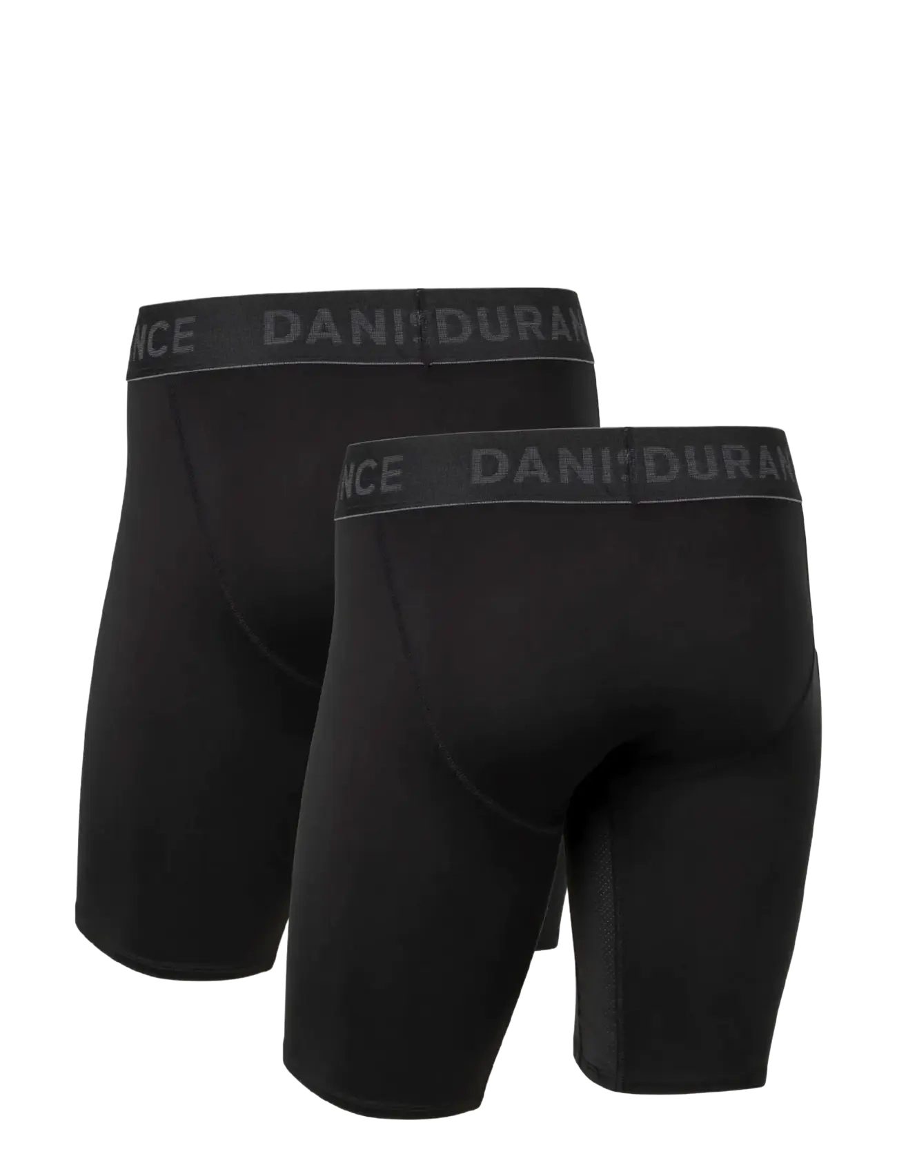 Danish Endurance - Power Compression Shorts (Men) 2-pack - bėgimo šortai - black - 2