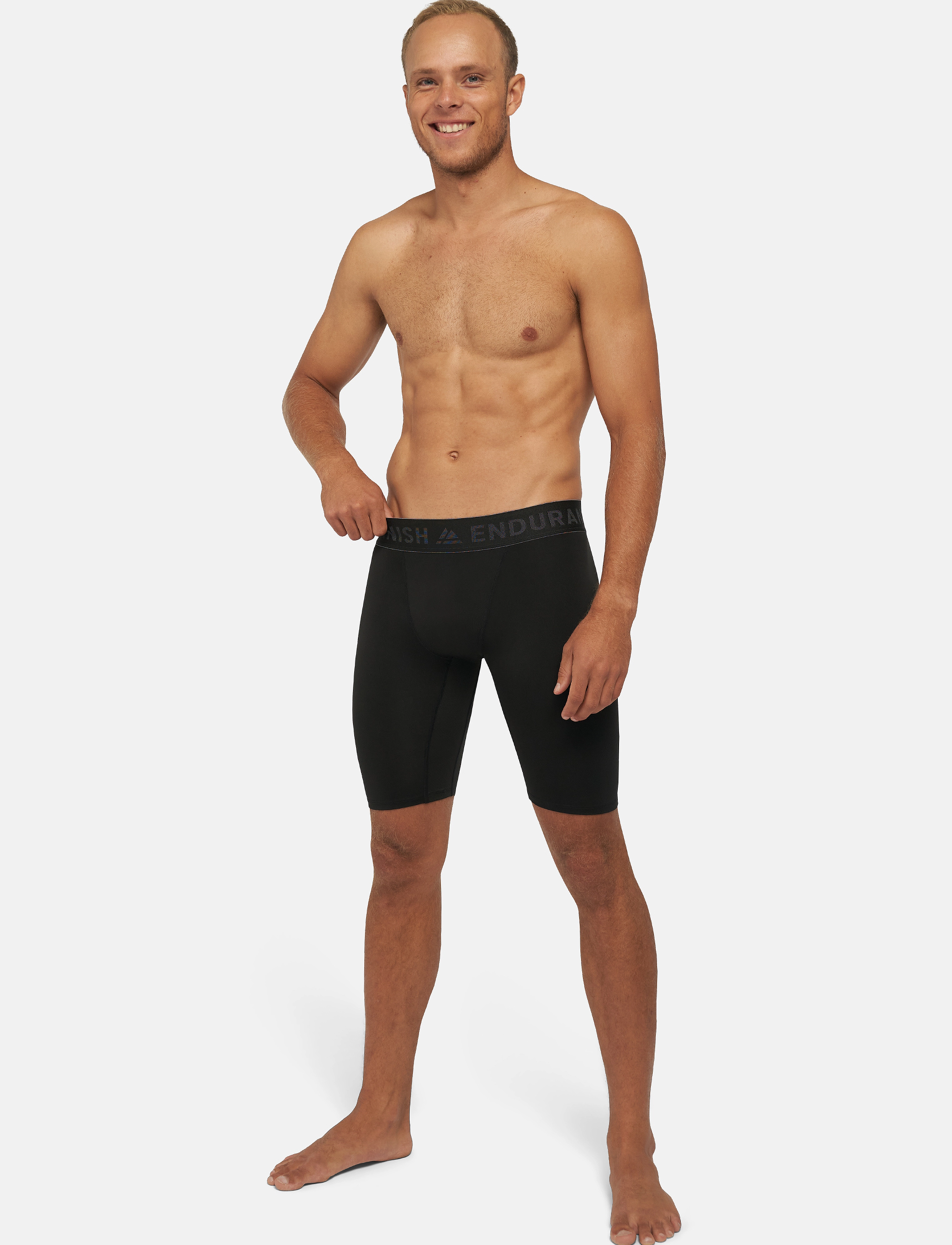 Danish Endurance Power Compression Shorts (Men) 2-Pack, XL, Sport, Schwarz - Running-training Tights, Männerswear
