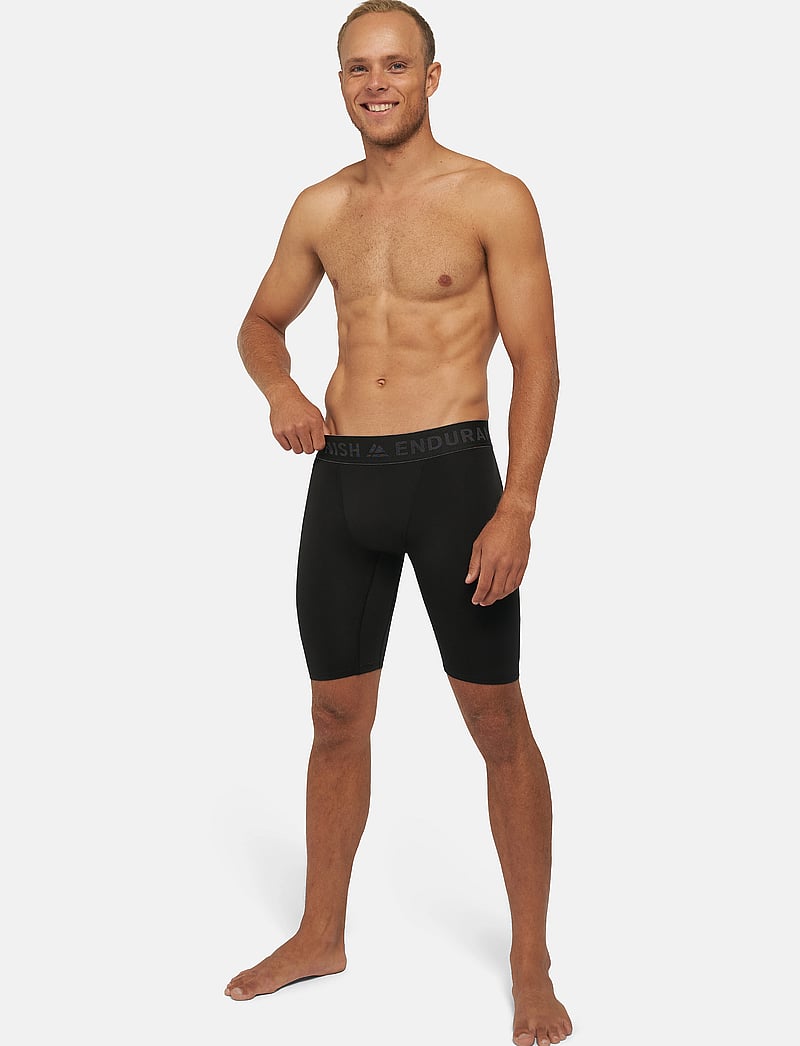 Danish Endurance - Power Compression Shorts (Men) 2-pack - lühikesed jooksupüksid - black - 0