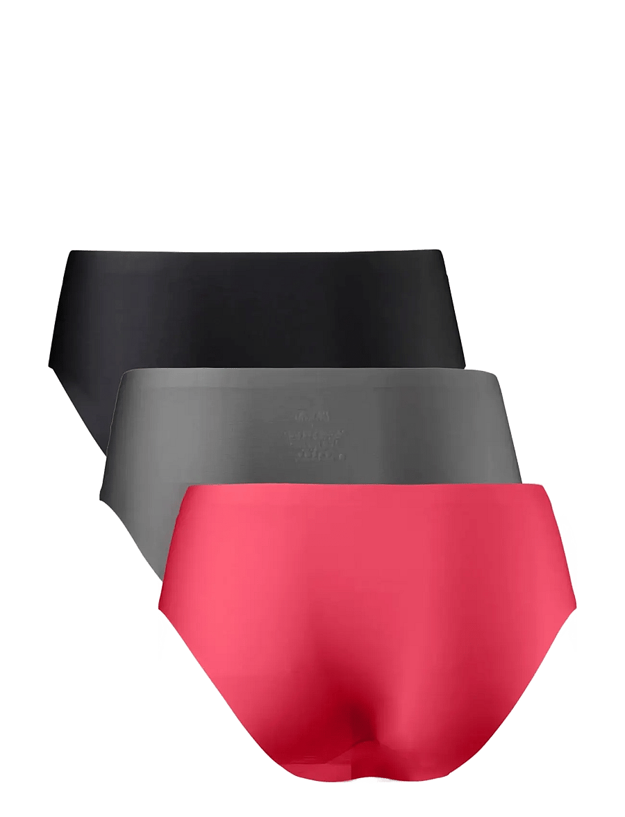 Danish Endurance - Invisible Hipster (Women) 3-pack - unterwäsche & socken - multicolor (1 x black, 1 x grey, 1 x pink) - 2