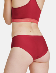 Danish Endurance - Women's Invisible Hipster - seamless trusser - multicolor (1x black, 1x blush, 1x ruby) - 2