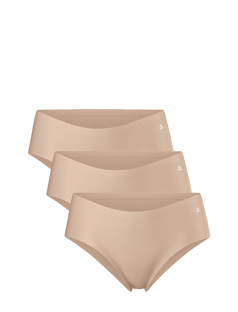 Danish Endurance - Invisible Hipster (Women) 3-pack - undertøj og sokker - beige - 1