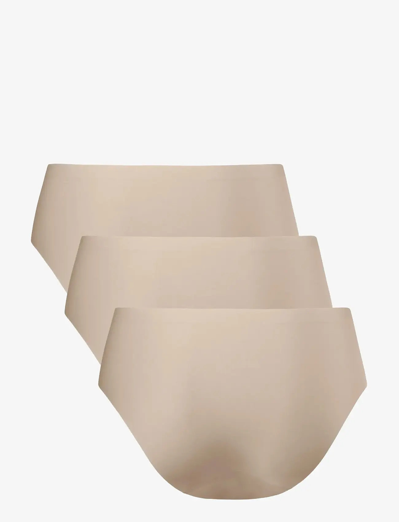 Danish Endurance - Women's Invisible Hipster 3-pack - underkläder - beige - 2