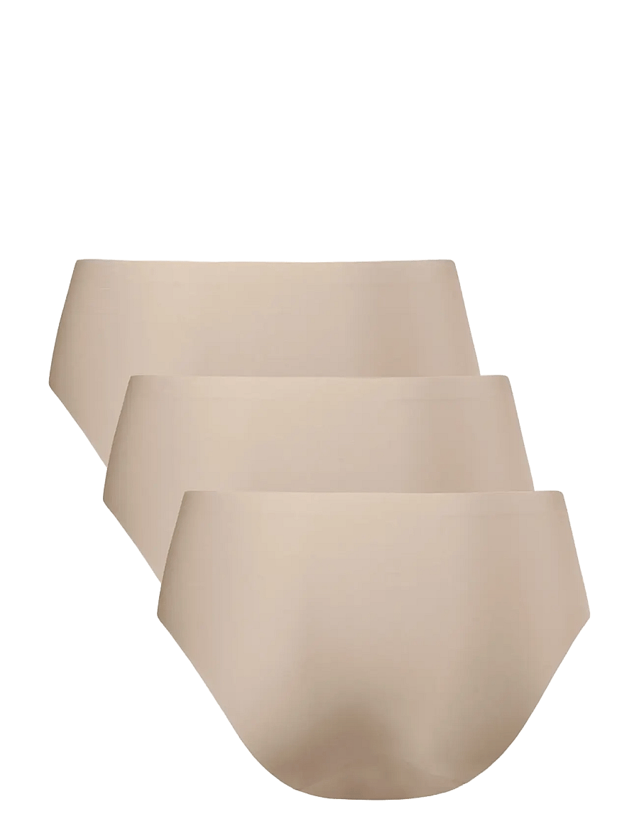 Danish Endurance - Invisible Hipster (Women) 3-pack - underkläder och strumpor - beige - 2