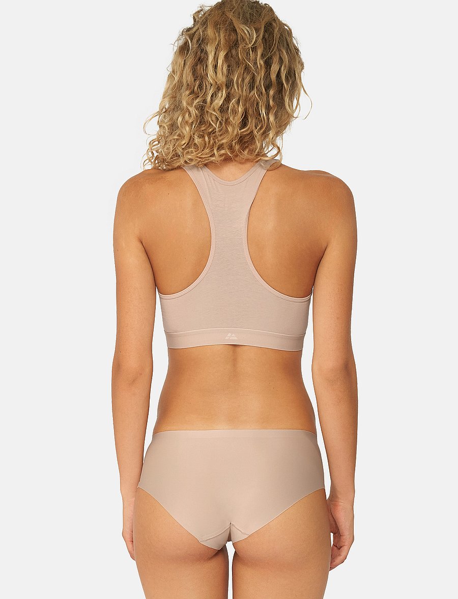 Danish Endurance - Invisible Hipster (Women) 3-pack - underkläder och strumpor - beige - 3