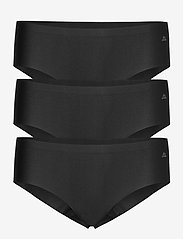 Women's Invisible Hipster 3-pack - BLACK