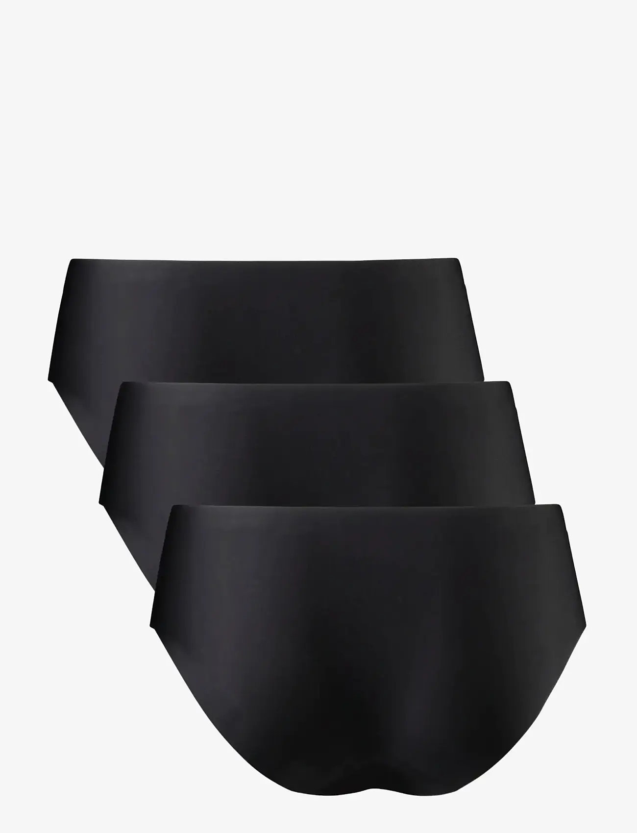 Danish Endurance - Invisible Hipster (Women) 3-pack - unterwäsche - black - 2