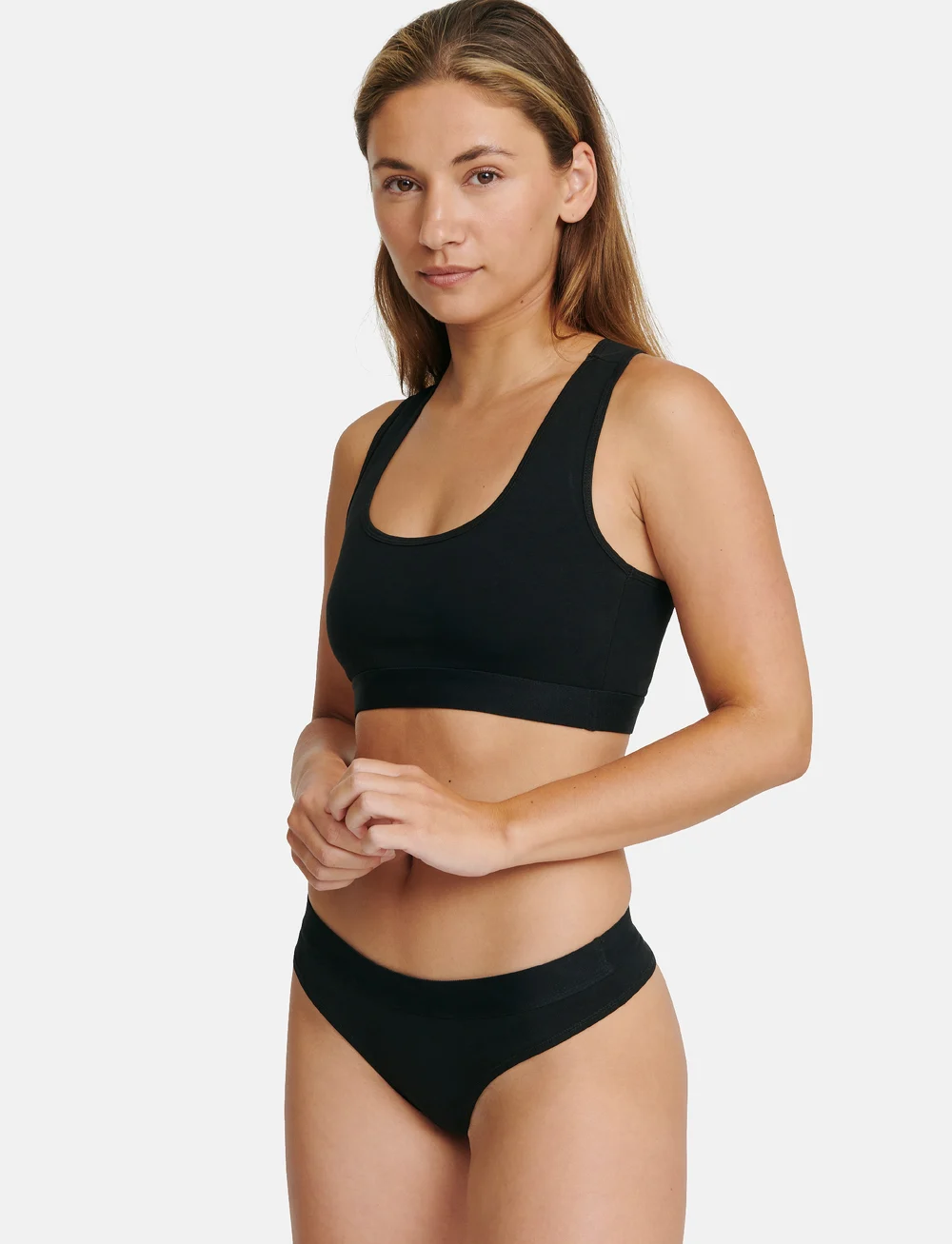 Danish Endurance - Women's Organic Cotton Thong - unterwäsche - black - 0