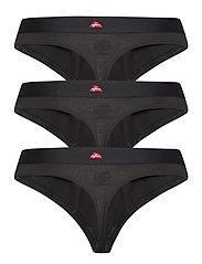 Danish Endurance - Women's Organic Cotton Thong - underkläder - black - 4