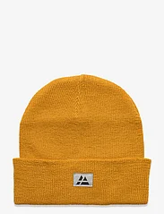 Danish Endurance - Recycled Polyester Beanie 1-pack - hats - mustard - 0